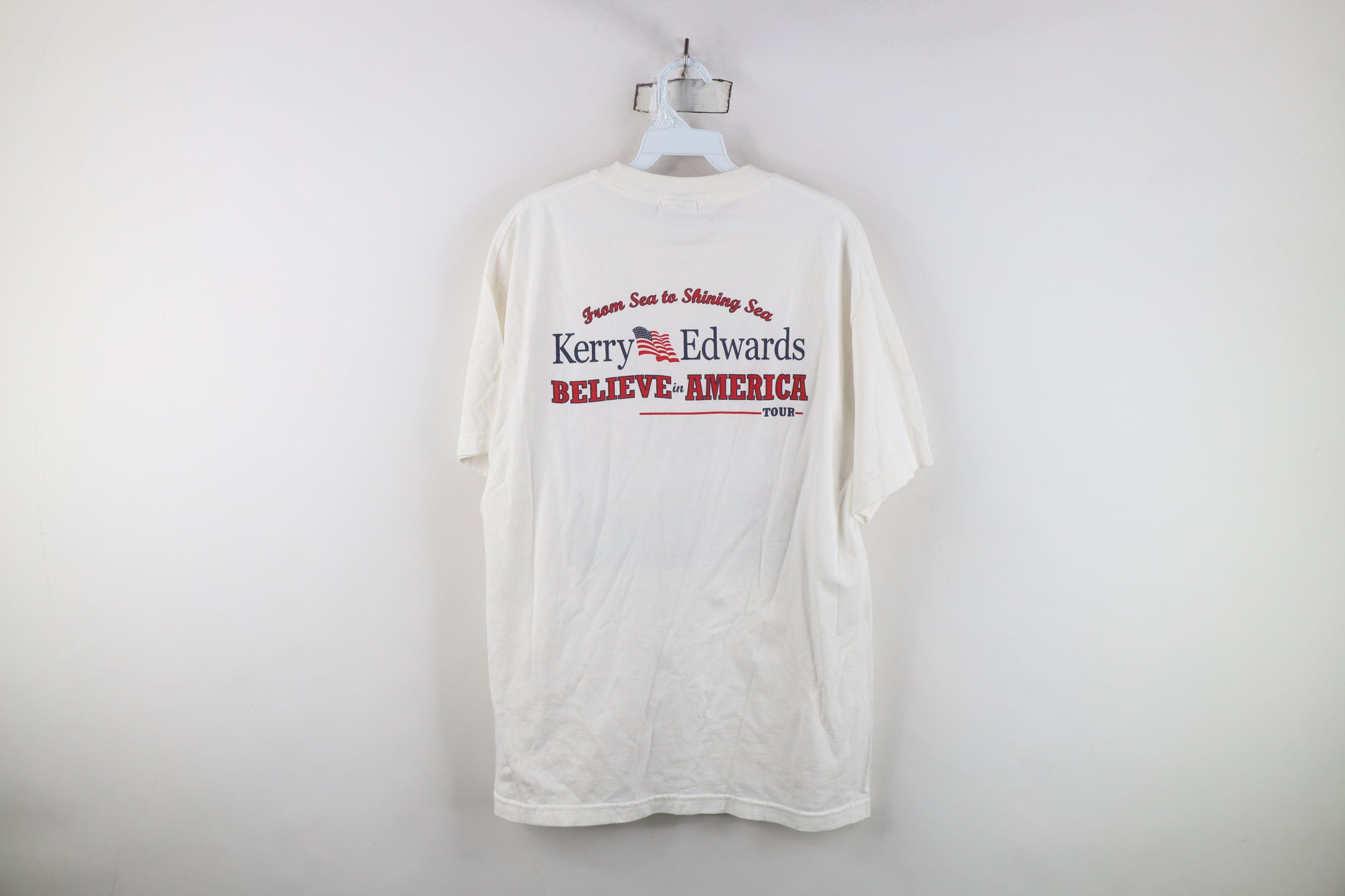 Vintage Vintage Y2K Believe In America President Tour T-Shirt USA Size US L / EU 52-54 / 3 - 11 Thumbnail