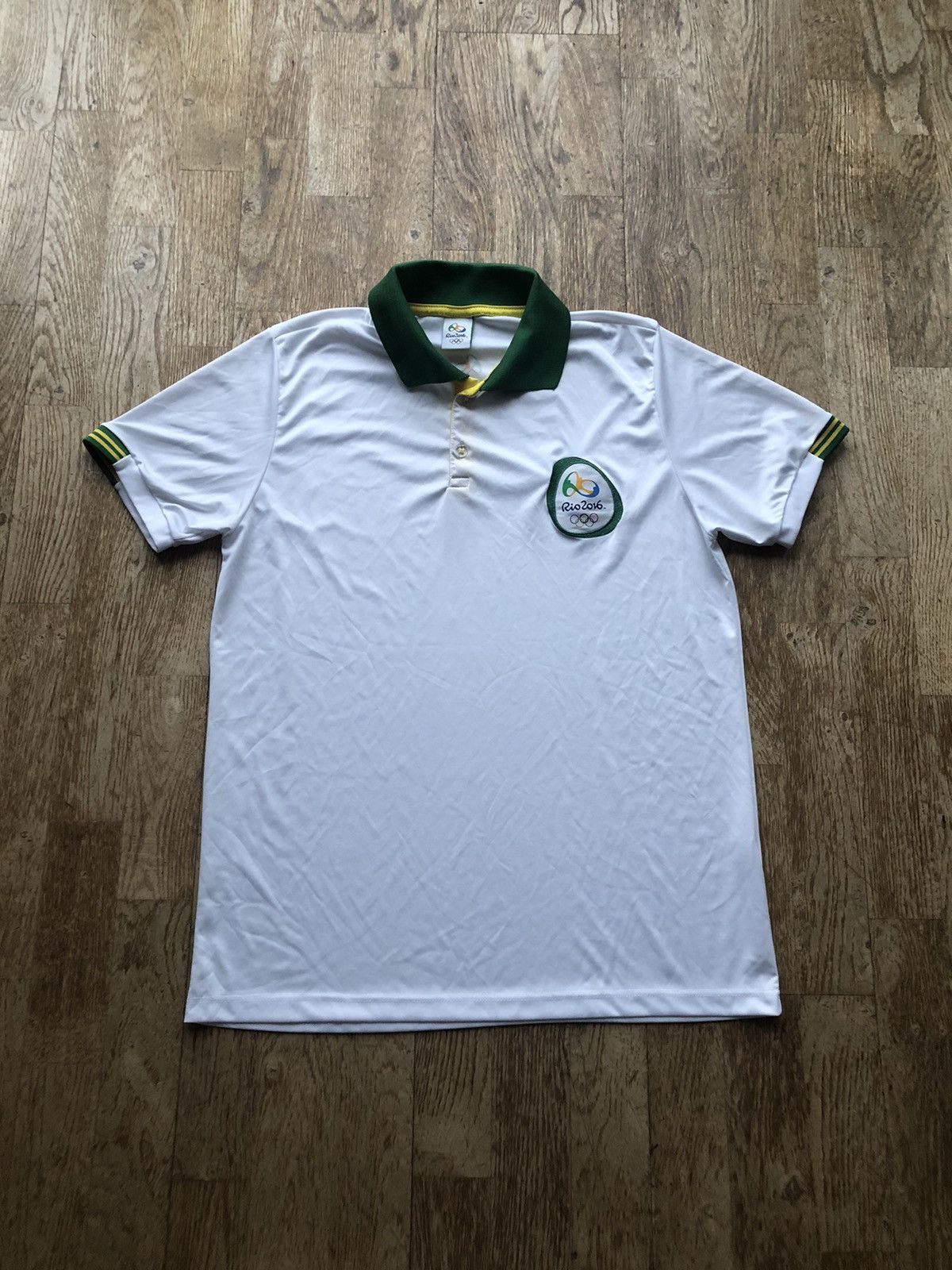 Vintage RARE VINTAGE RIO 2016 OLYMPICS POLO SHIRT Size US M / EU 48-50 / 2 - 1 Thumbnail