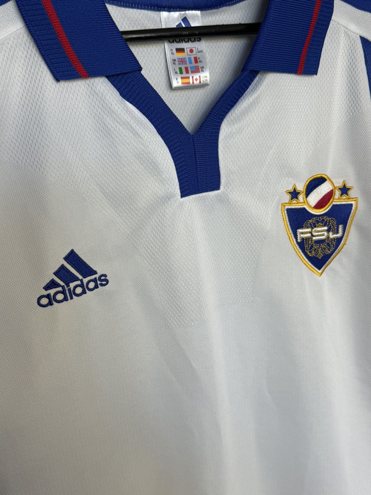 Adidas Yugoslavia National Team 00/01 Away Football Jersey T-Shirt Size US XL / EU 56 / 4 - 3 Thumbnail