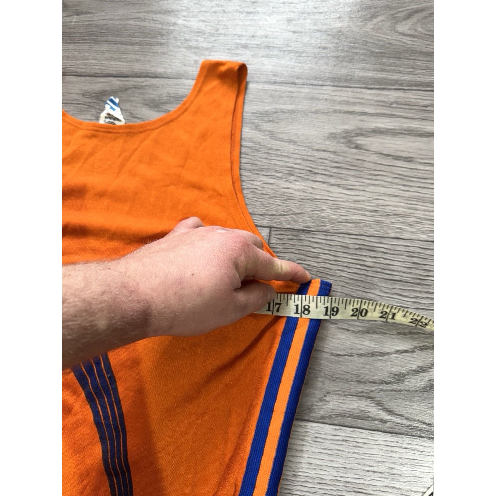 Adidas VINTAGE Adidas Originals STV Frauenfeld 1970s Tank Top Made in West Germany Orange M Tank Mens Size US M / EU 48-50 / 2 - 3 Thumbnail