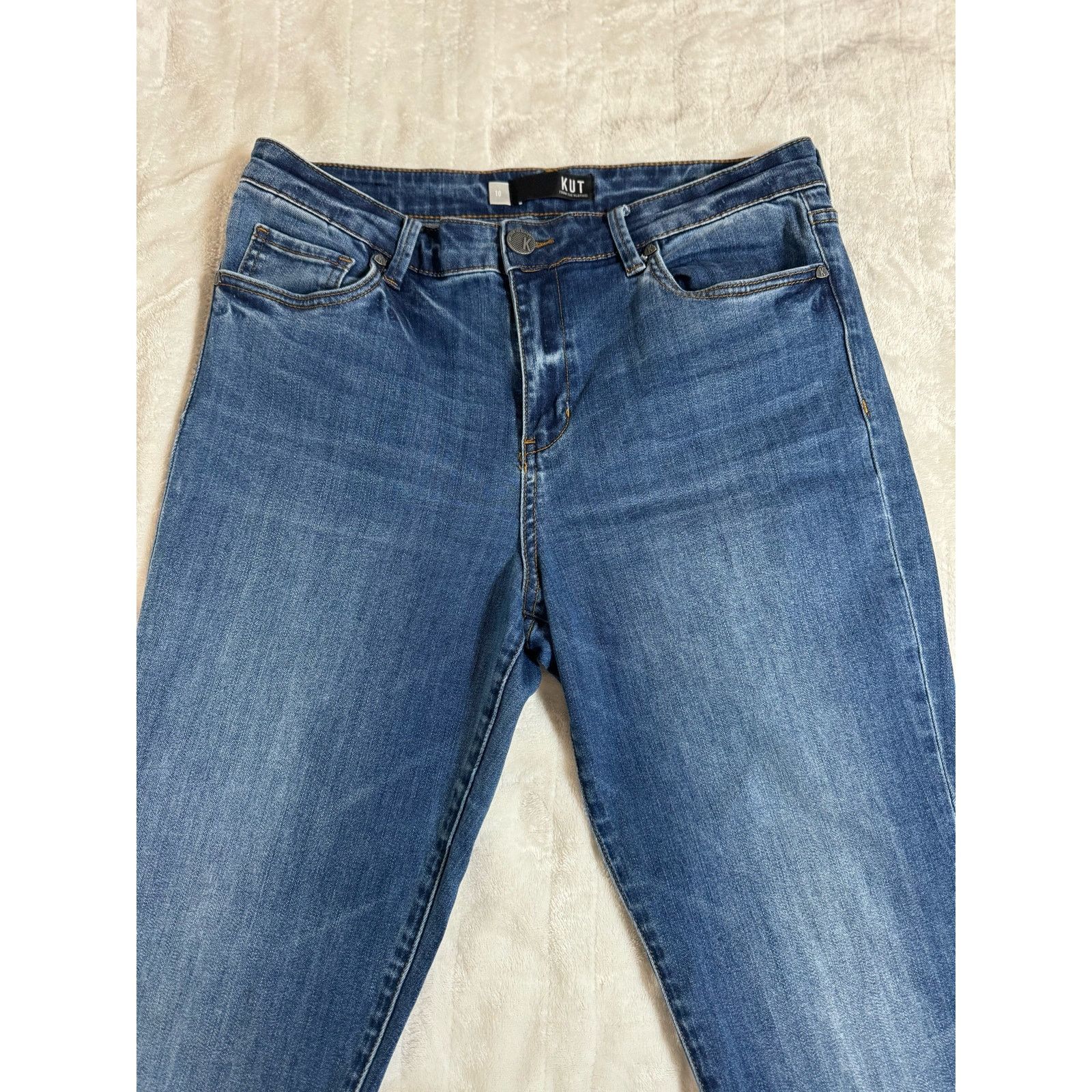 Unknown London Kut from The Kloth Mia High Rise Slim Fit Skinny Jeans USED Size 32" / US 10 / IT 46 - 3 Thumbnail