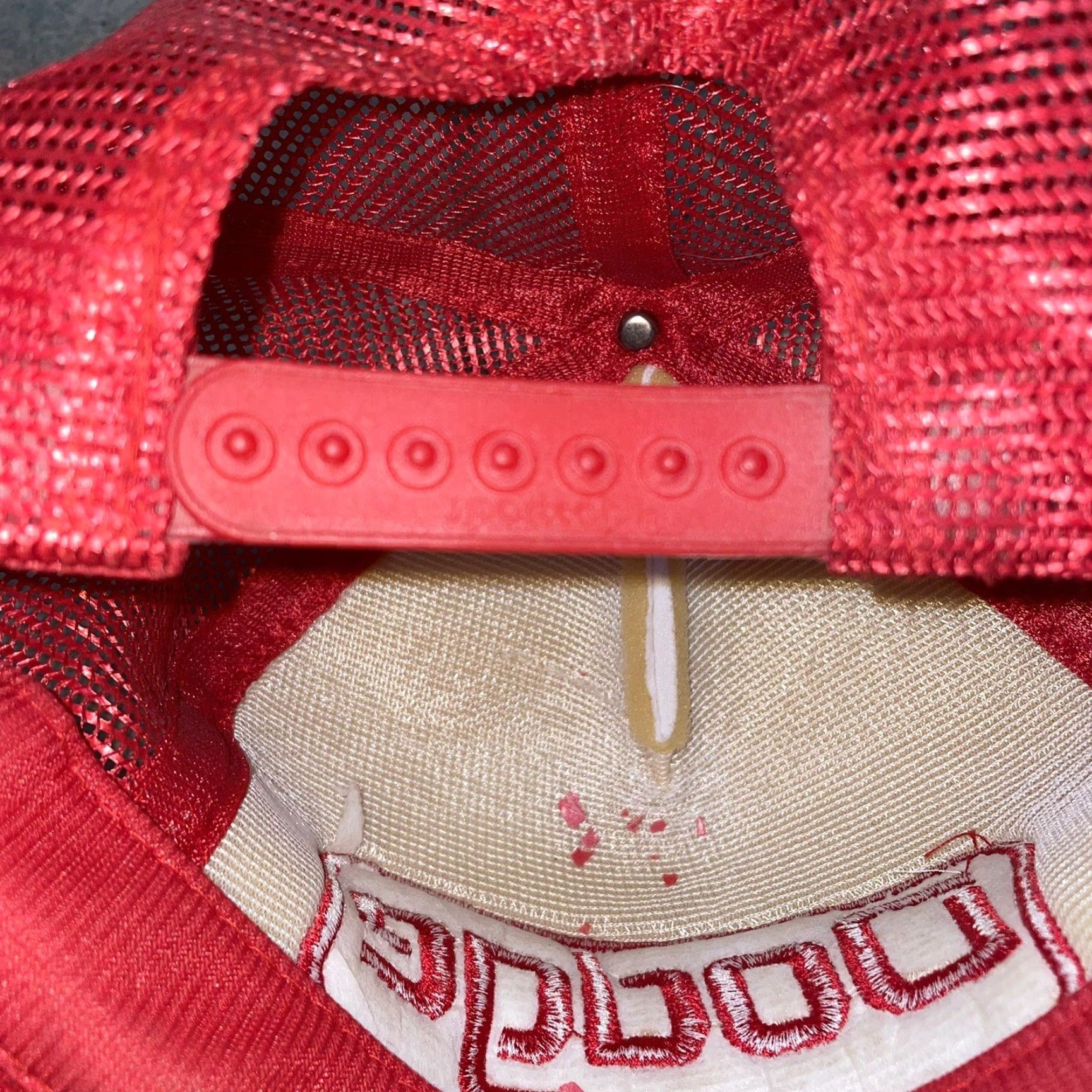 Vintage Dodge Mens Cap Red Adjustable Snapback Size ONE SIZE - 2 Thumbnail