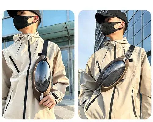 VIBE Clear Panel Waist Bag - See-Through Design Size ONE SIZE - 3 Thumbnail
