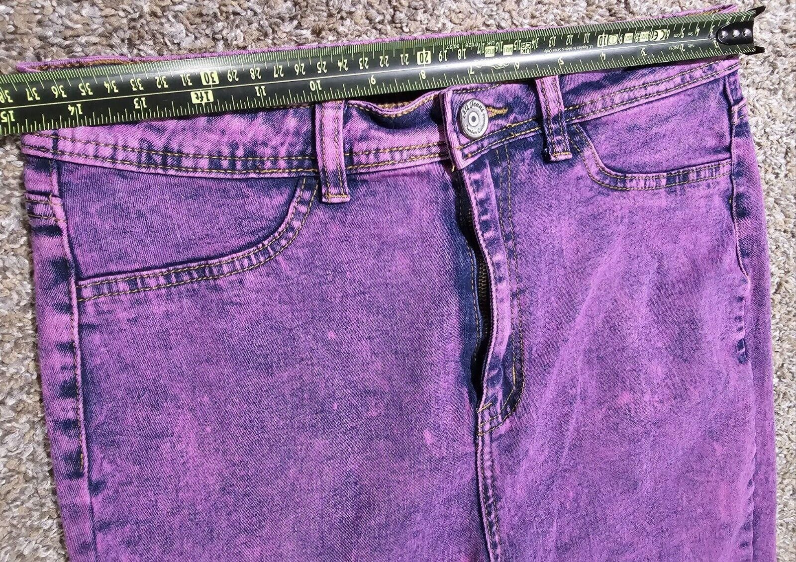 Pink AQ Jeans purple pink denim Size 13 Size 30" / US 8 / IT 44 - 5 Thumbnail