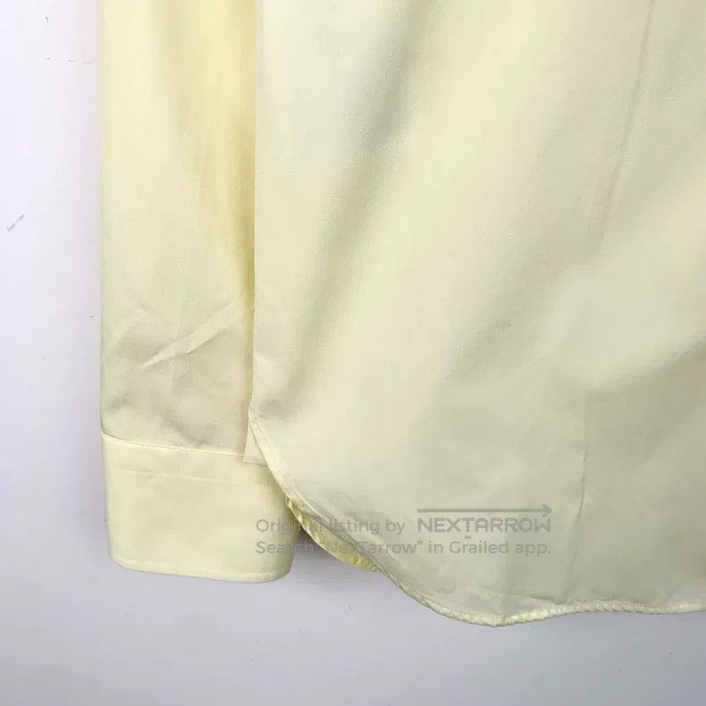 Gucci Gucci Light yellow logo embroidered cotton long-sleeved sh Size XS / US 0-2 / IT 36-38 - 4 Thumbnail