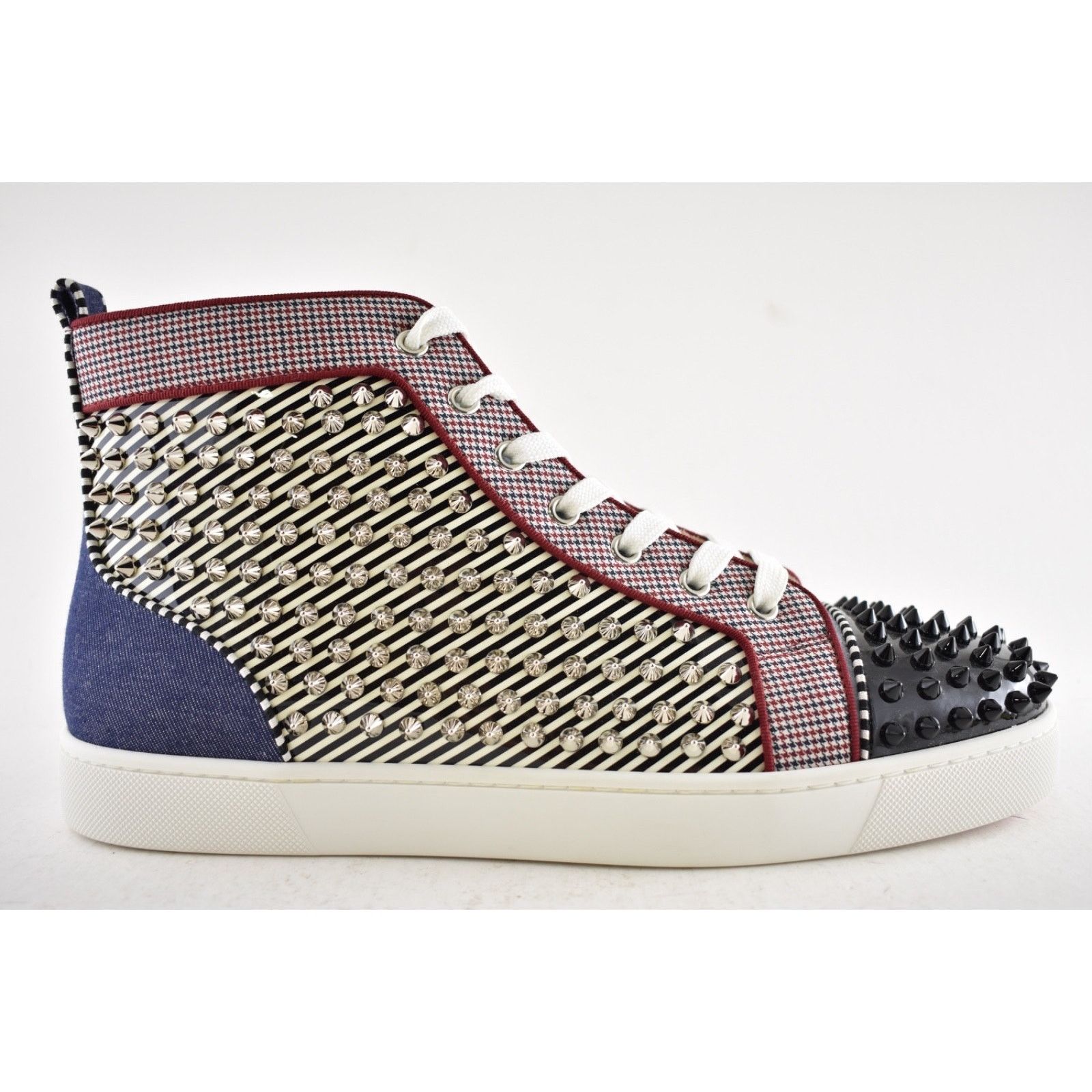 Christian Louboutin Christian Louboutin Louis Orlato Flat Spike Black White Size US 11 / EU 44 - 2 Thumbnail