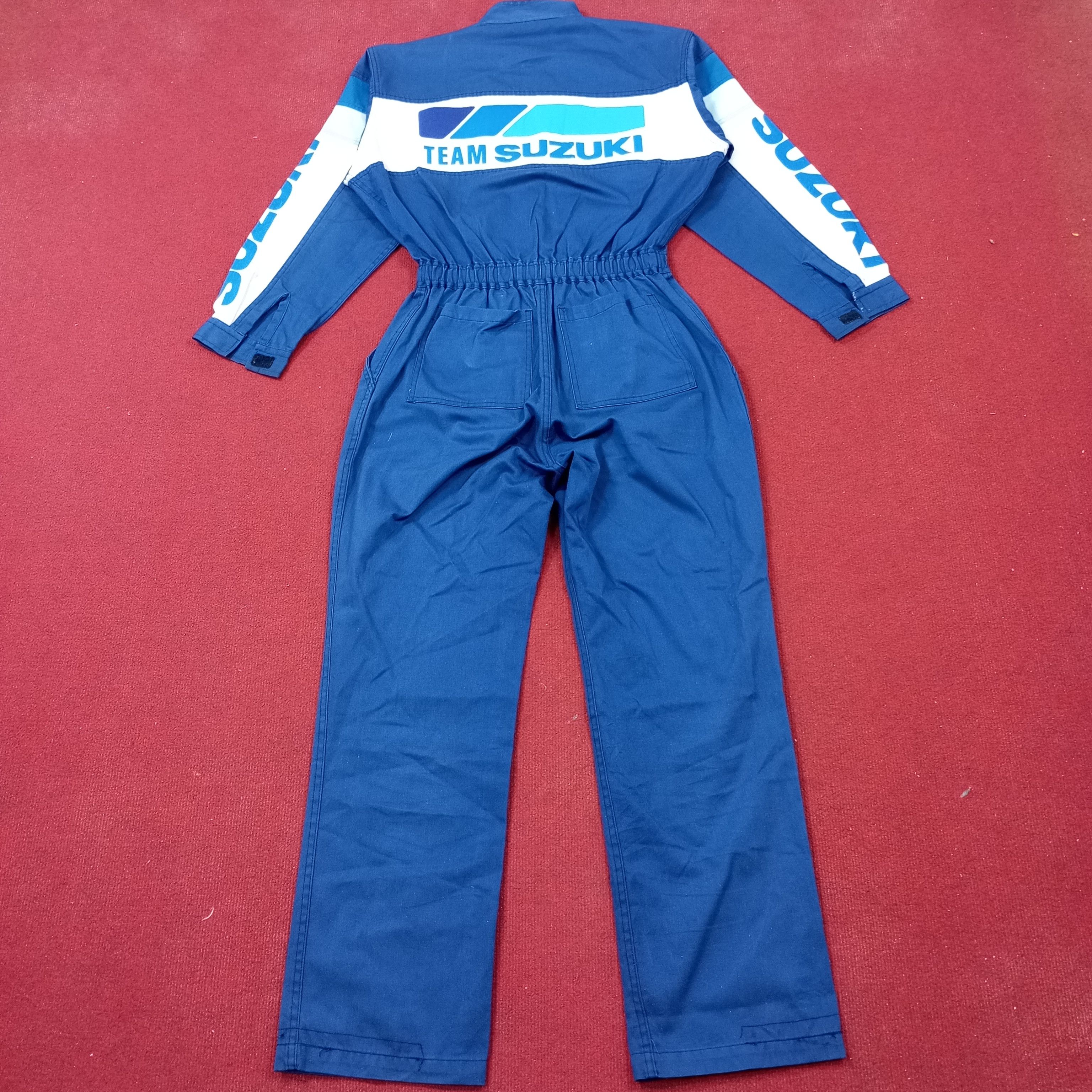 Japanese Brand × Vintage Team Suzuki Racing Workwear Style Coverall Jacket Size US M / EU 48-50 / 2 - 1 Thumbnail
