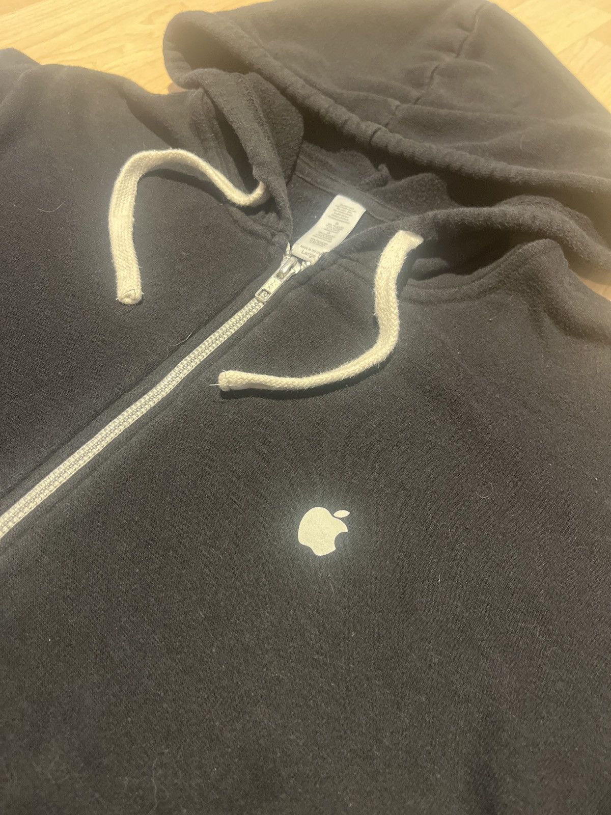 Apple × Vintage Crazy vintage y2k employee apple zip up hoodie black Size US L / EU 52-54 / 3 - 2 Thumbnail