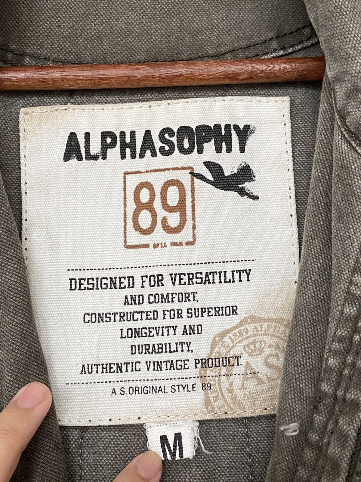 Vintage Vintage Brand Alphasophy Avant Garde Military Jacket 2000s Size US M / EU 48-50 / 2 - 12 Thumbnail