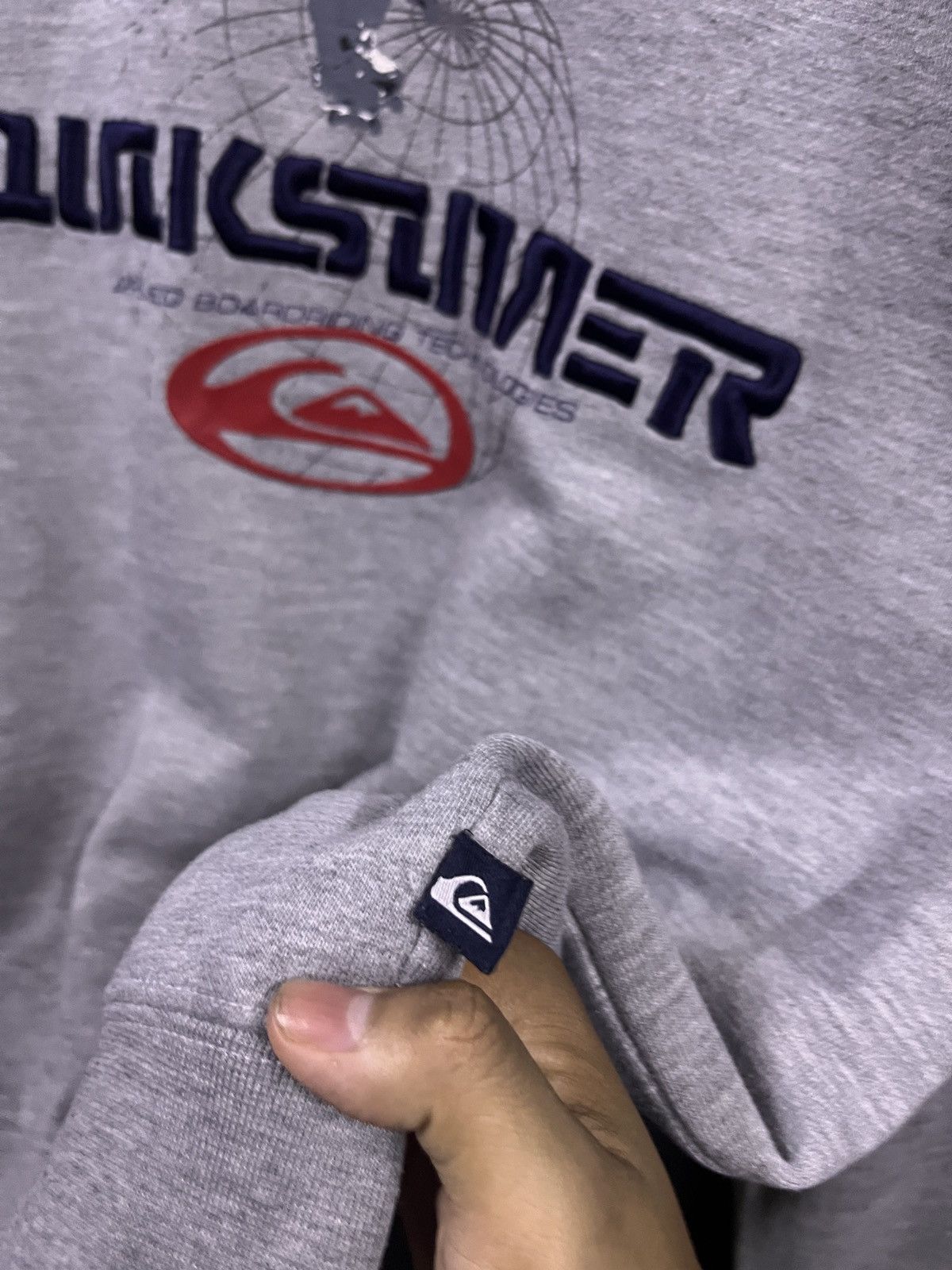 Quiksilver VINTAGE 90s EMBROIDERY QUICKSILVER SKATEBOARD SWEATSHIRT Size US L / EU 52-54 / 3 - 4 Thumbnail