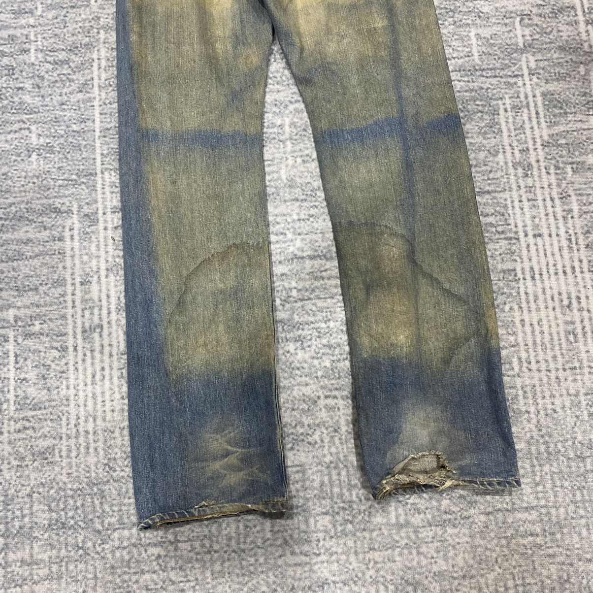 Edwin × Vintage Selvedge☠️ Edwin 505x Mudwash Jeans Dirty 90s 80s Distressed Size US 32 / EU 48 - 11 Thumbnail
