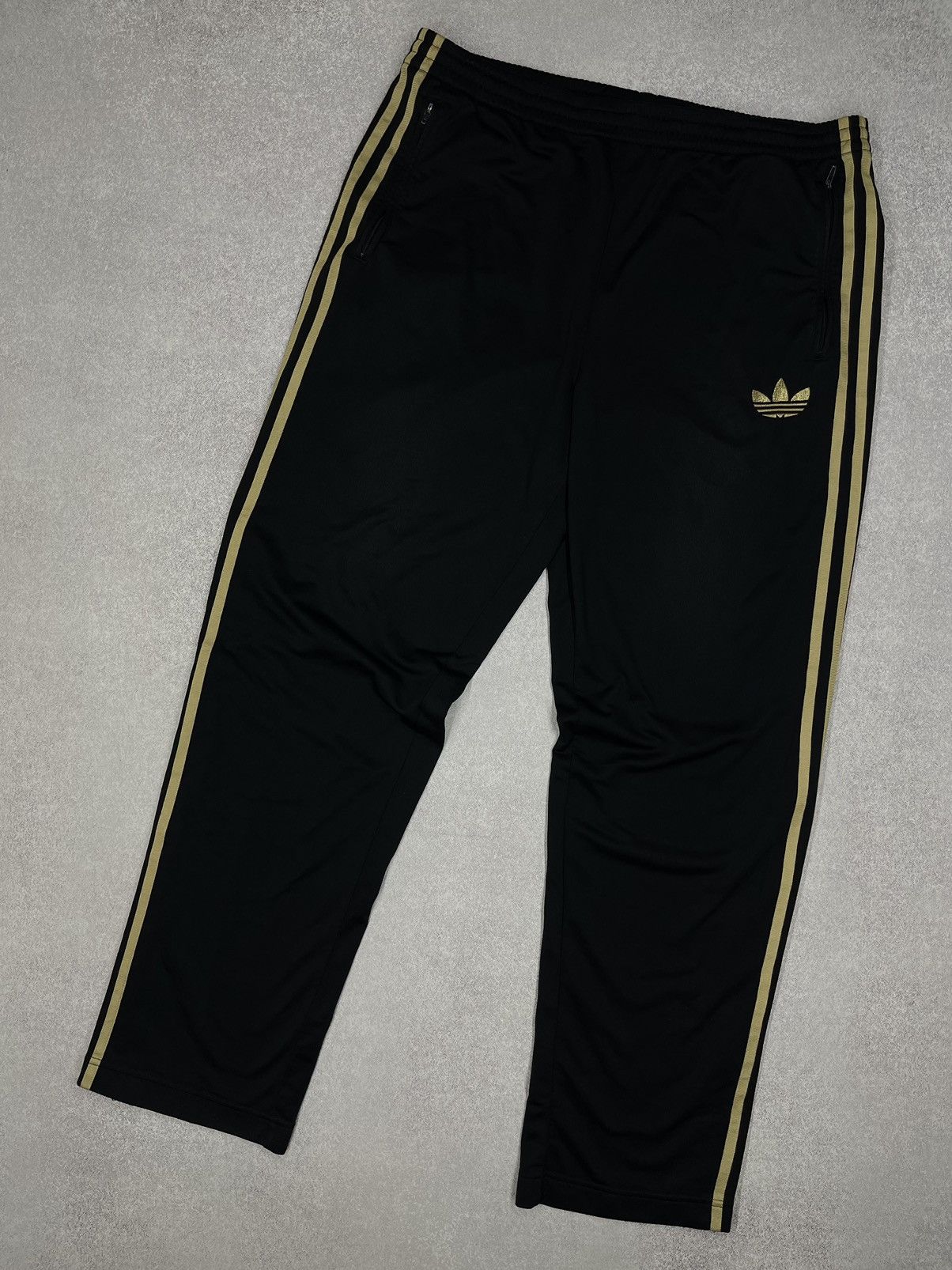 Vintage Adidas Black And Gold Adidas Track Pants Vintage Adidas