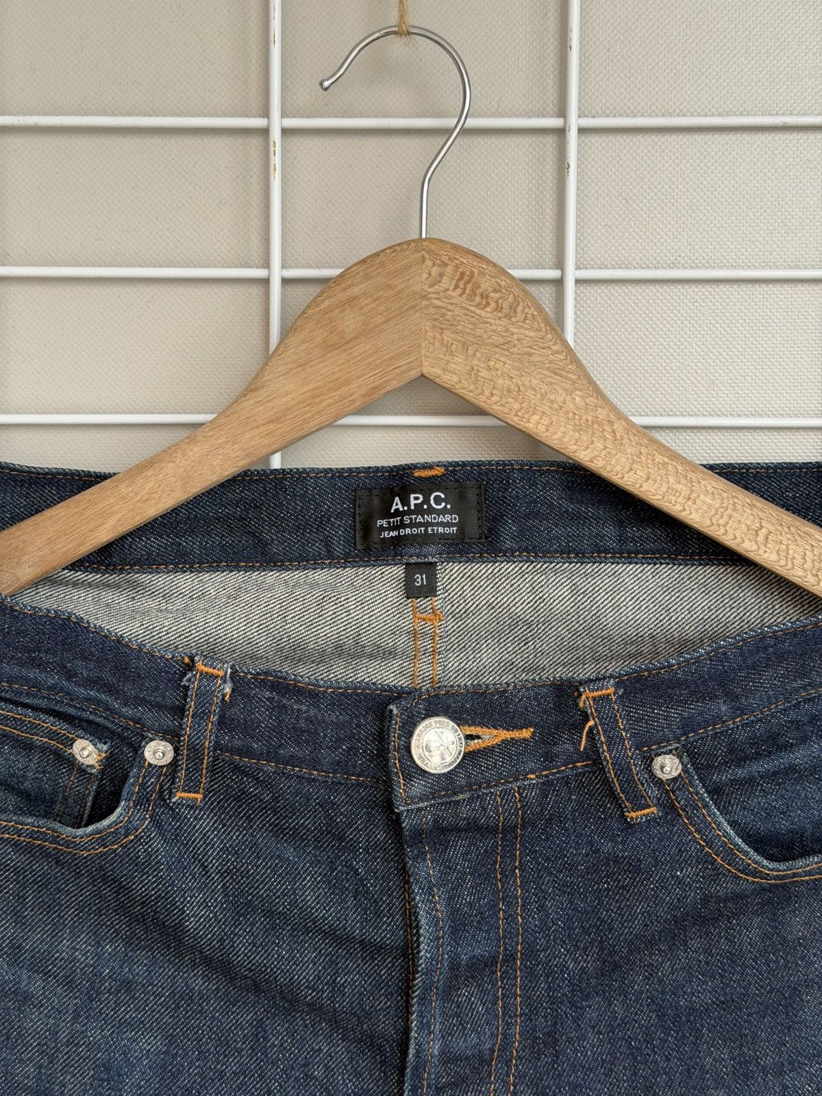 A.P.C. A.P.C. Raw Selvedge Denim Jeans Mens Size 31 Tapered Pants Size US 31 - 12 Thumbnail