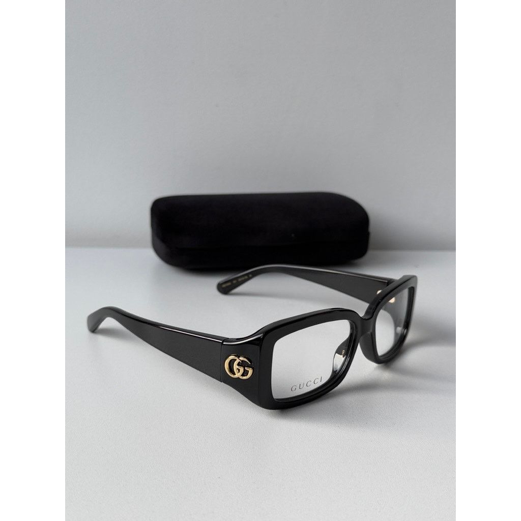 Gucci NEW Gucci GG1406O Black Marmont Eyeglasses Frames Size ONE SIZE - 3 Thumbnail