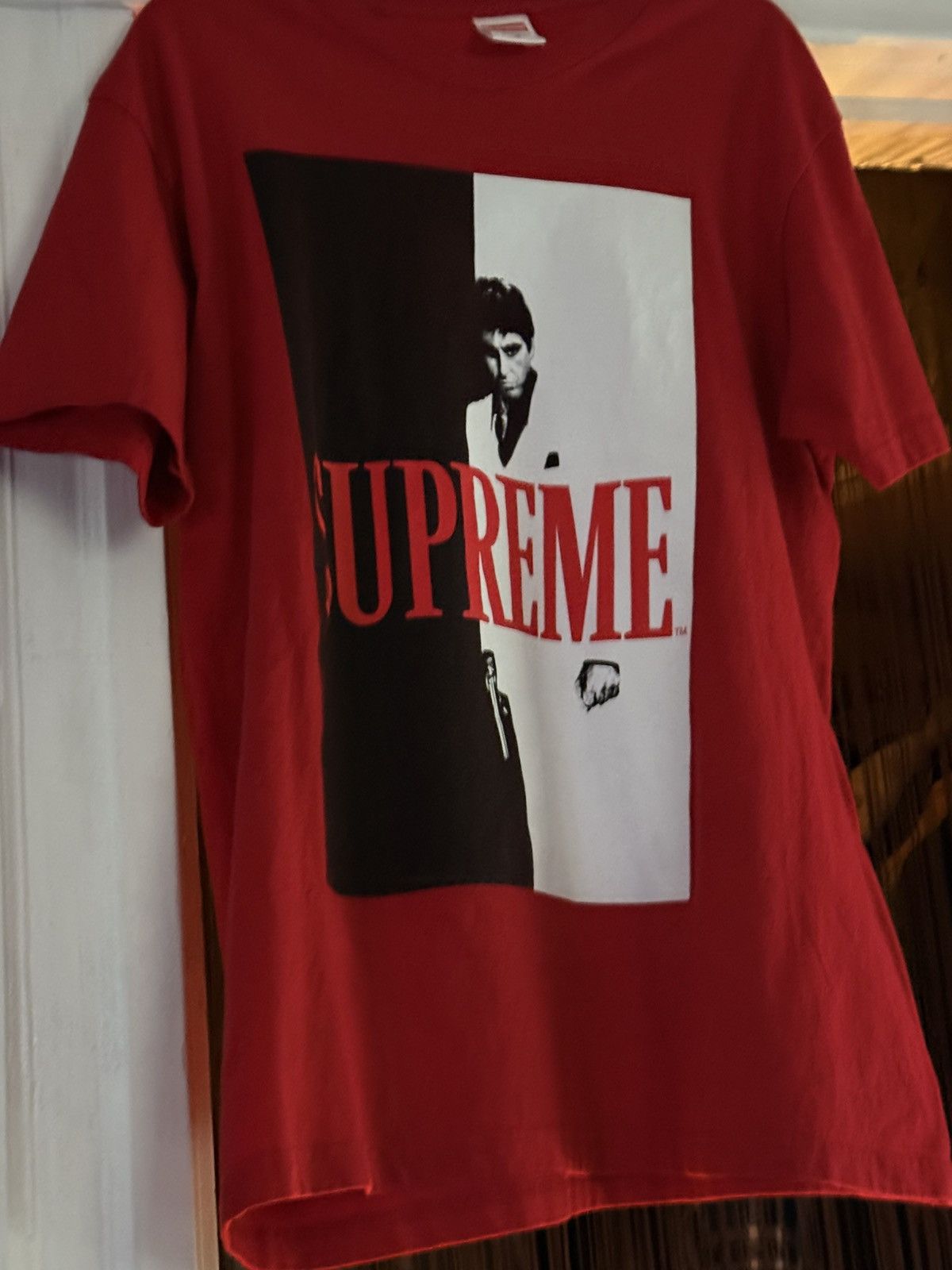 Supreme Supreme split scarface tee 2017 Size US M / EU 48-50 / 2 - 1 Preview