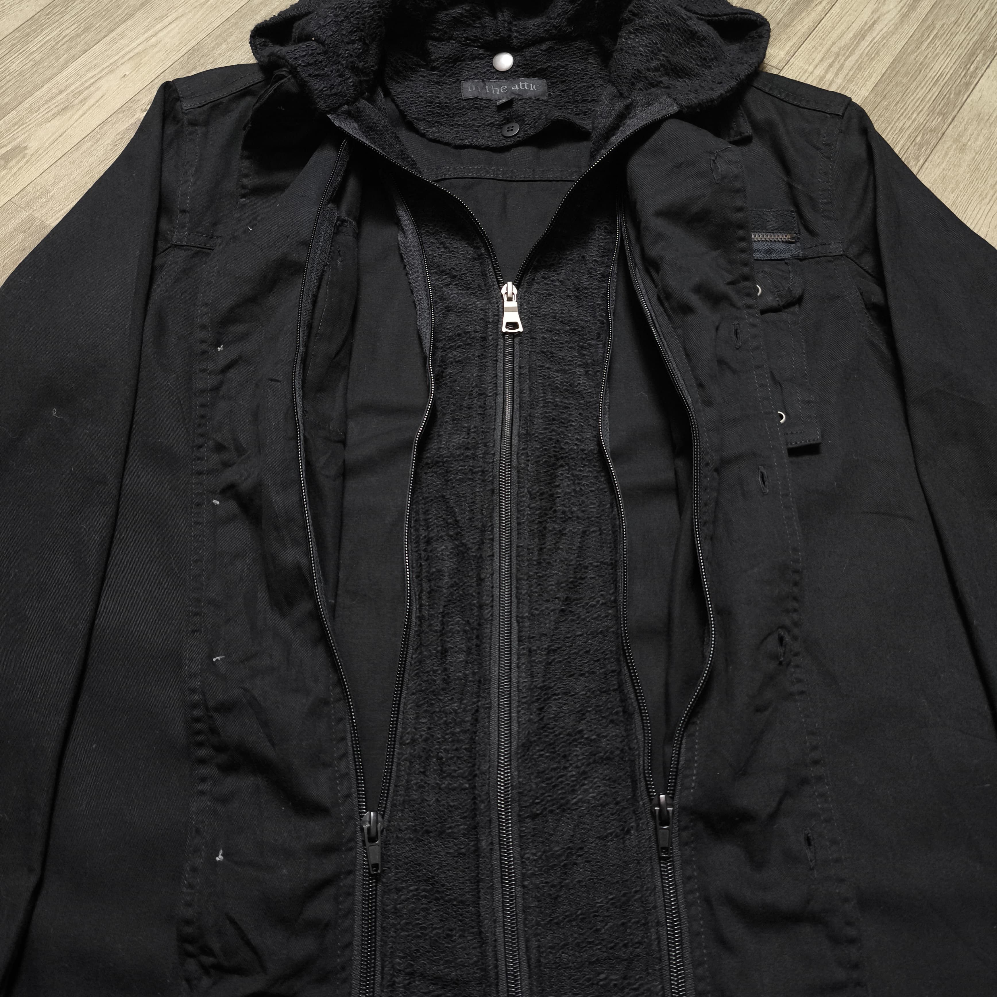 KMRii In The Attic Double Zip Shirt - Vkei gothic style Size US L / EU 52-54 / 3 - 5 Thumbnail