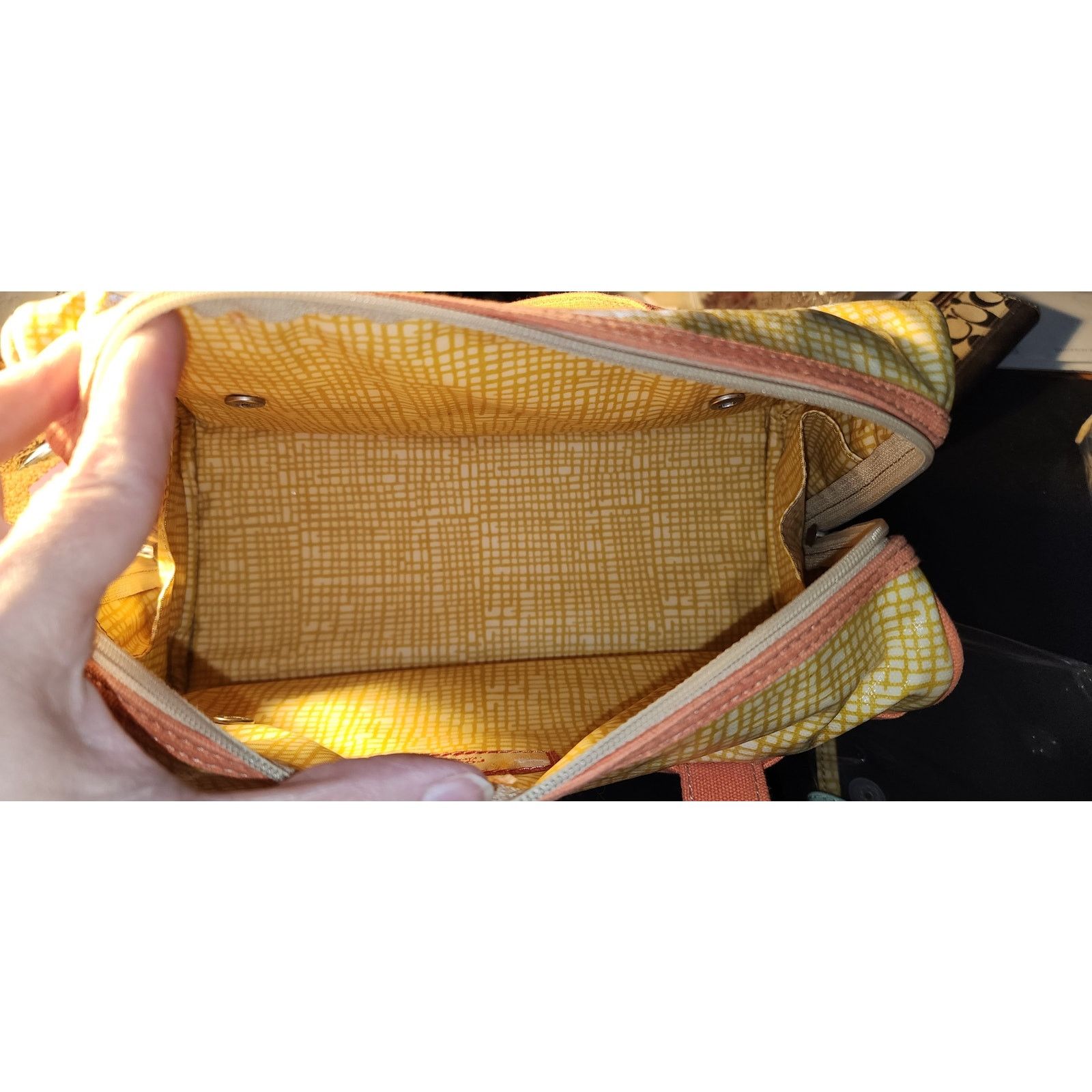 Fossil Fossil keeper cosmetic and toiletries coated canvas bag. Size ONE SIZE - 3 Thumbnail