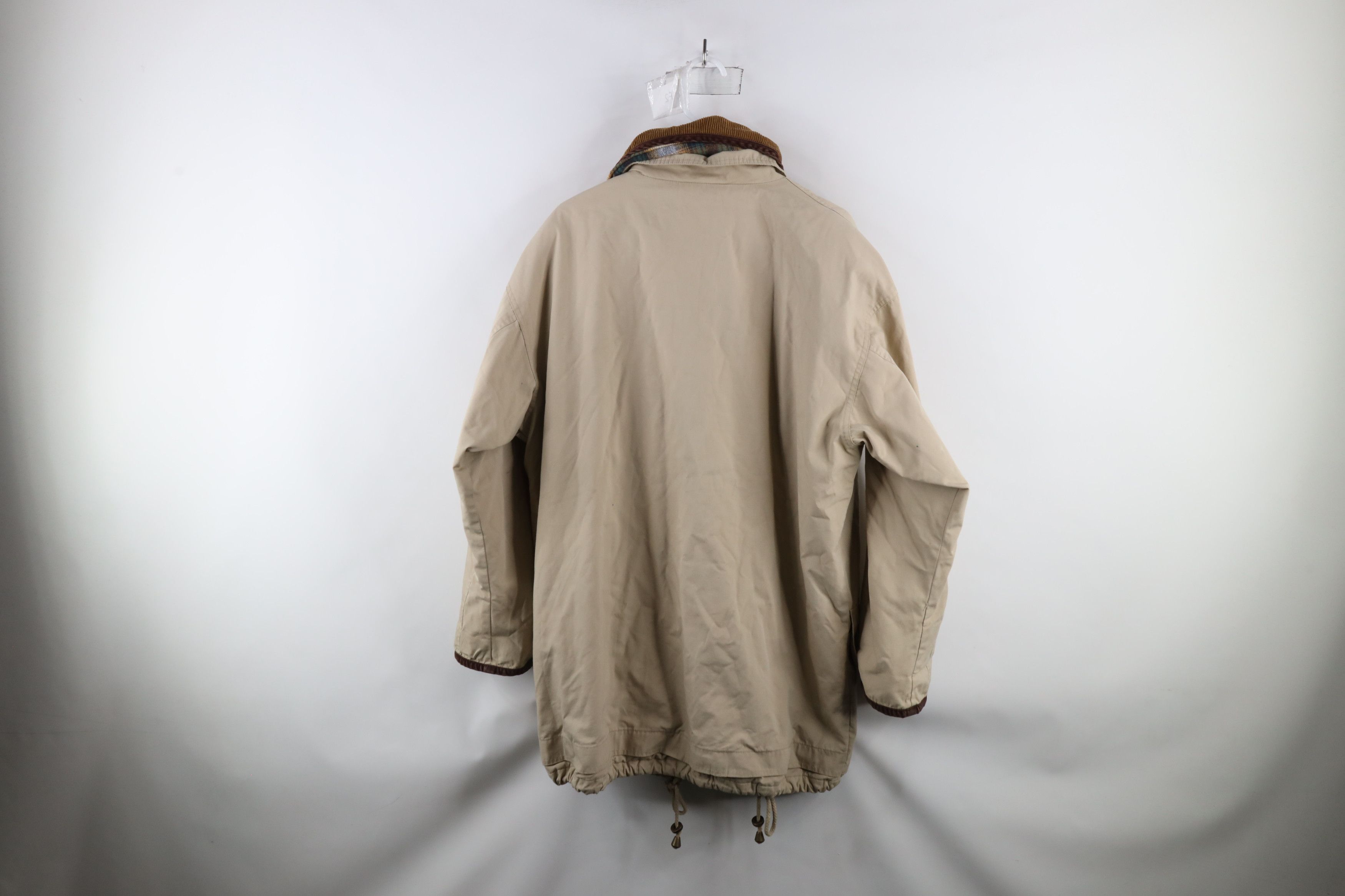 Vintage Vintage 90s Streetwear Baggy Flannel Lined Hook Jacket Size M / US 6-8 / IT 42-44 - 18 Thumbnail