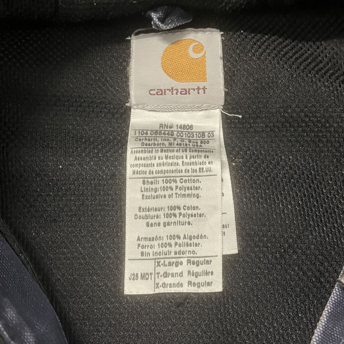 Carhartt VINTAGE CARHARTT NAVY BLUE FADED JACKET HOODED WORKWEAR XL Size US XL / EU 56 / 4 - 5 Thumbnail