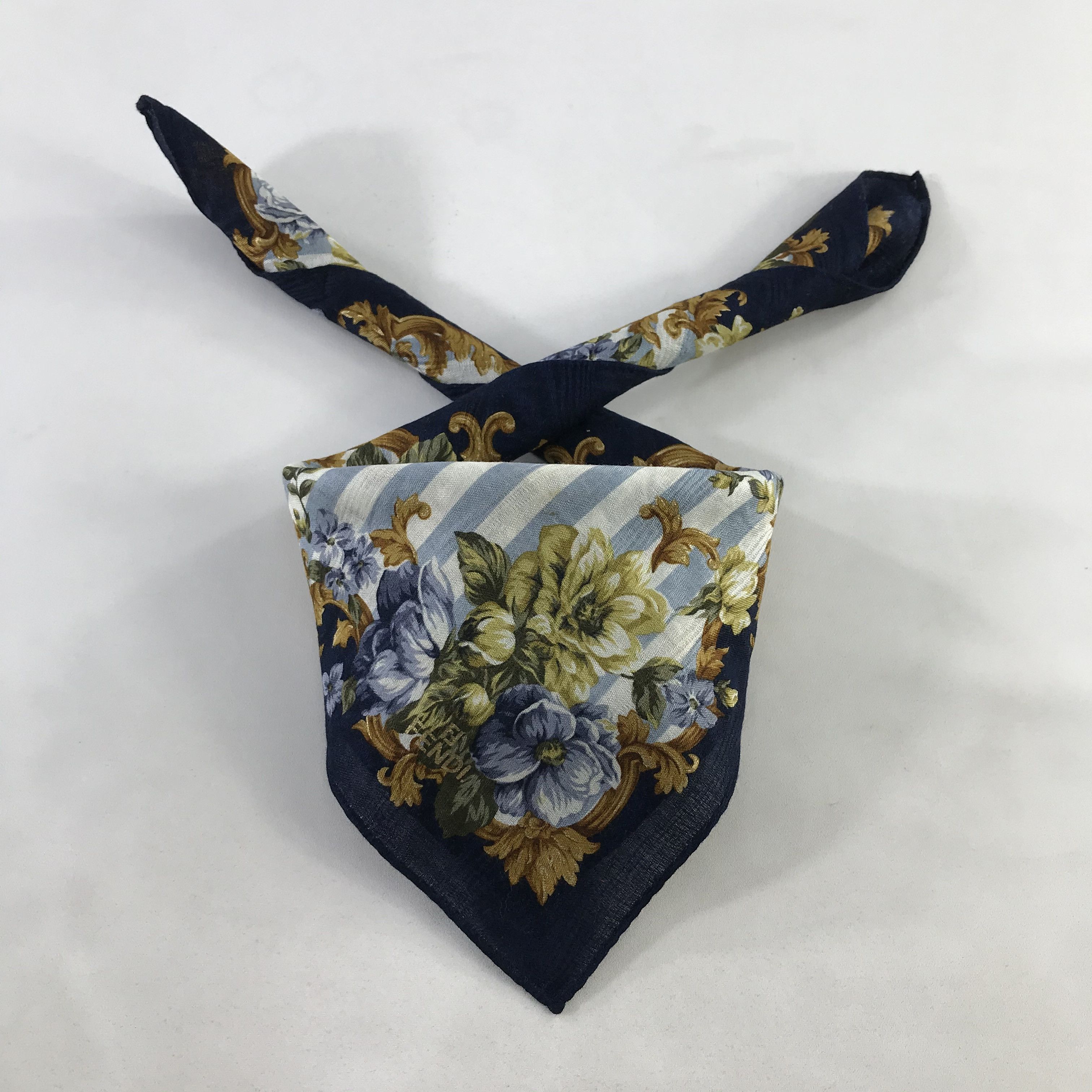 Vintage Vintage Fendi Bandana / Handkerchief / Neckerchief - S1032 Size ONE SIZE - 3 Thumbnail