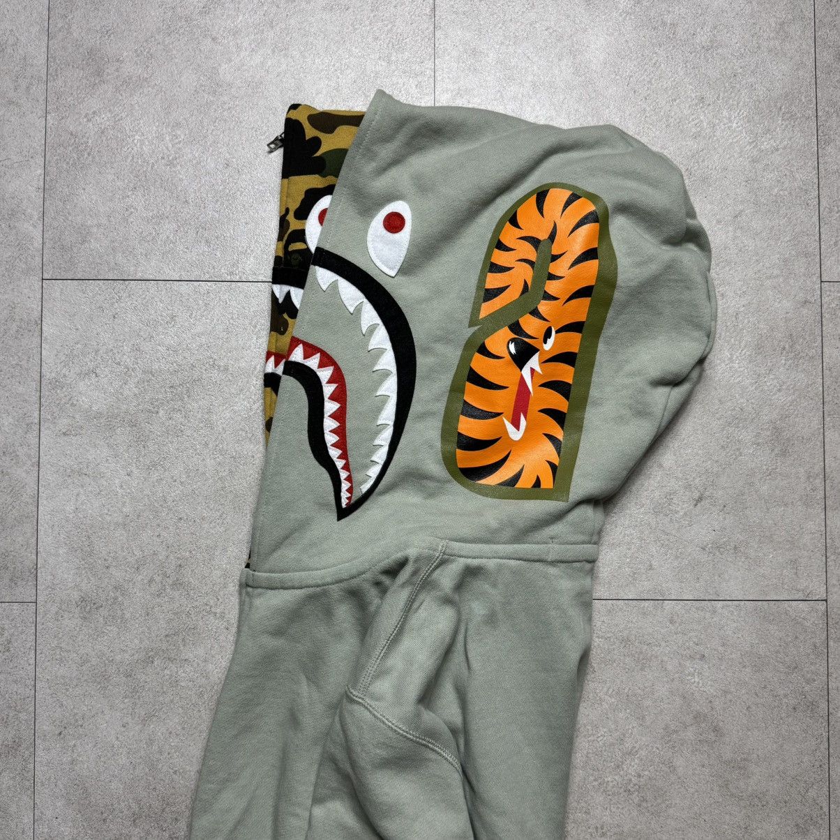 Bape Bape Double 1st Camo Full Zip Shark Hoodie Size US M / EU 48-50 / 2 - 4 Thumbnail