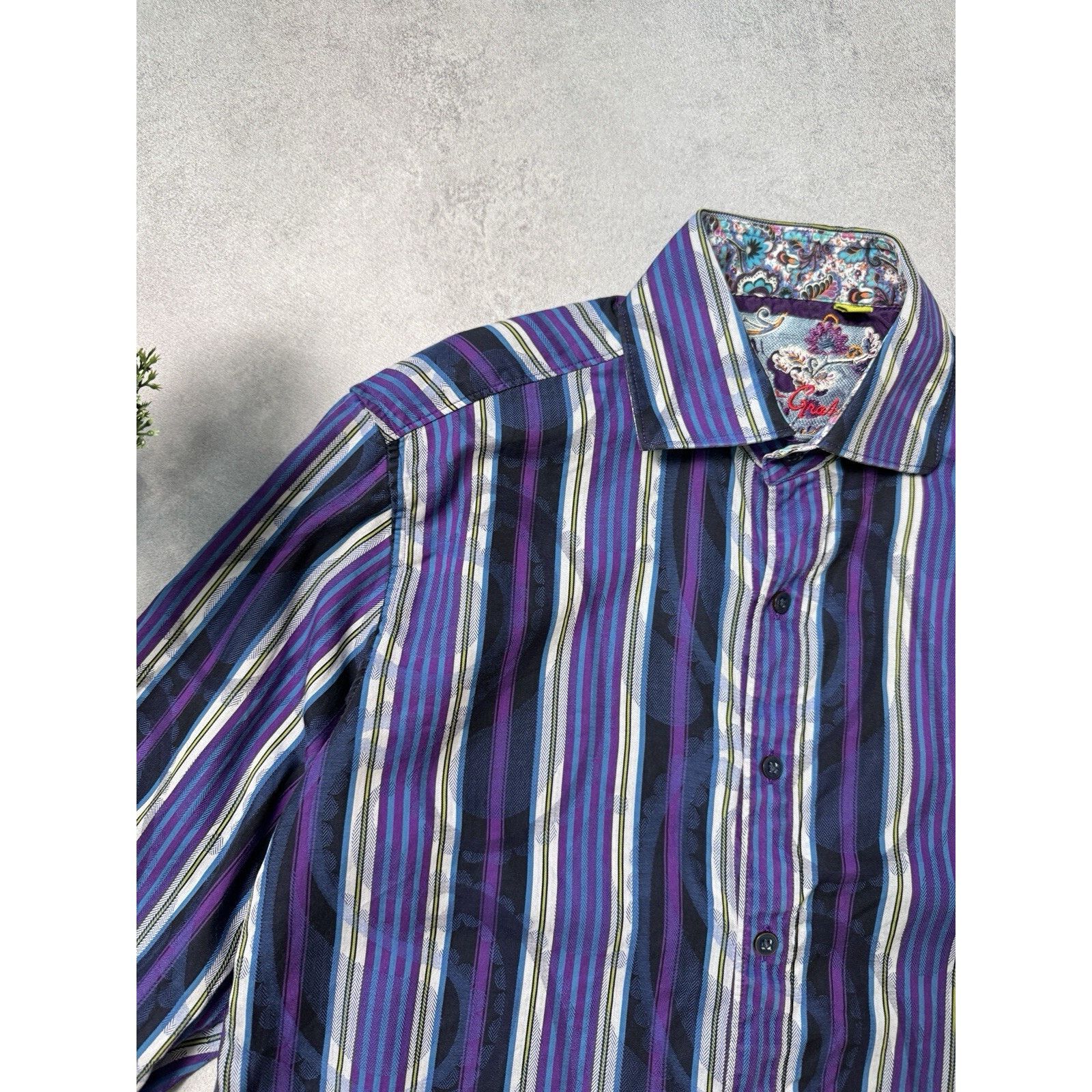 Robert Graham Robert Graham Multicolored Long Sleeve Button Up Shirt Size US M / EU 48-50 / 2 - 3 Thumbnail