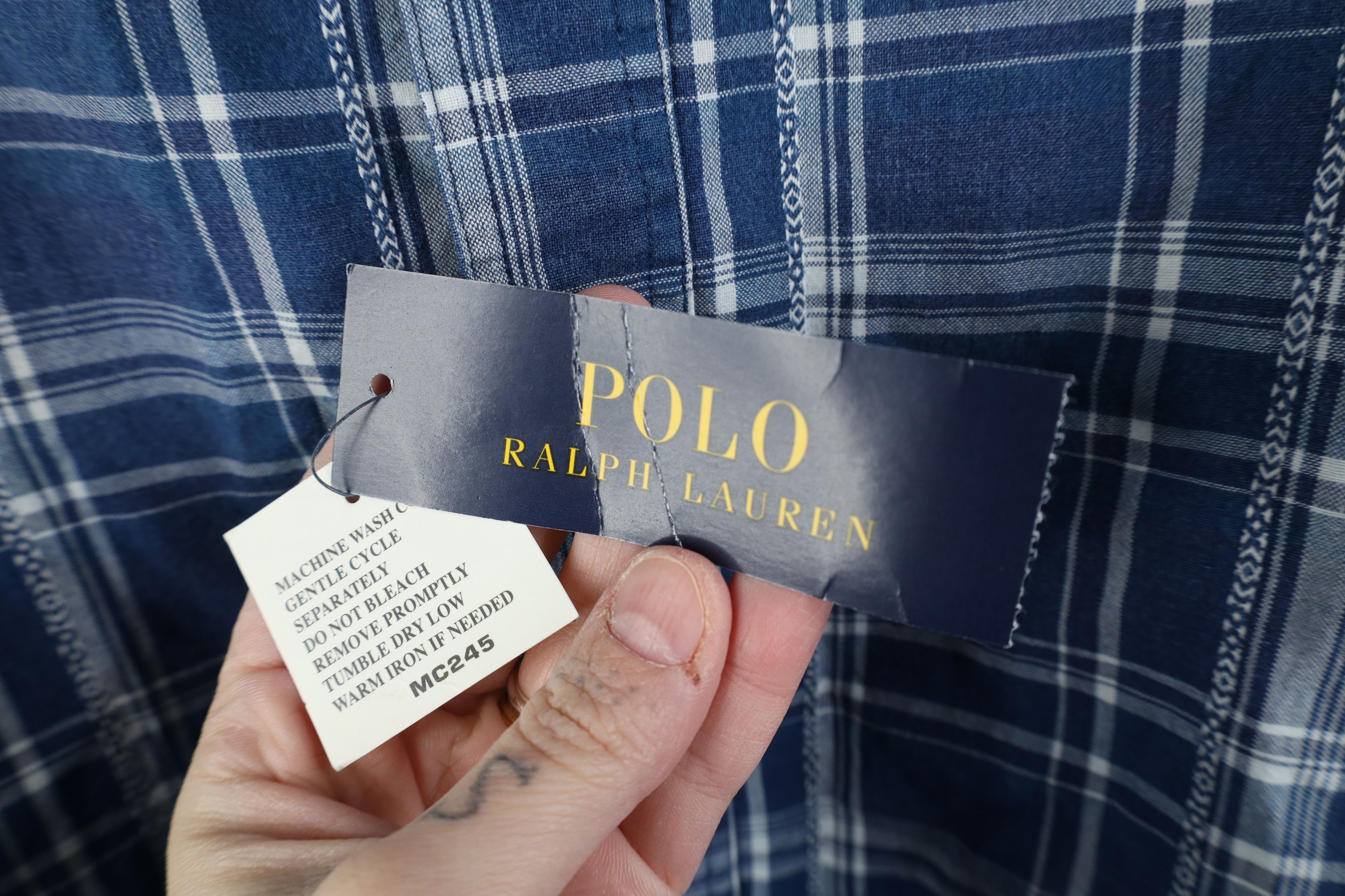 Ralph Lauren Deadstock Vintage Ralph Lauren Pocket Flannel Button Shirt Size US XXL / EU 58 / 5 - 5 Thumbnail