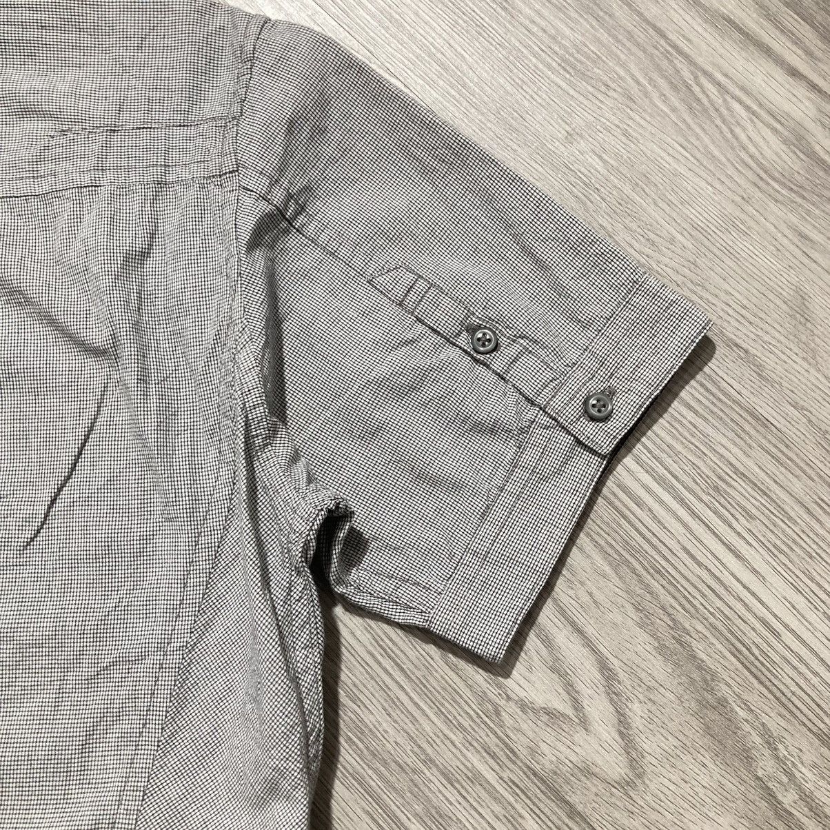 Japanese Brand 2000s Nicole Club For Men Asymetric Pattern Button Up Shirt Size US M / EU 48-50 / 2 - 12 Thumbnail