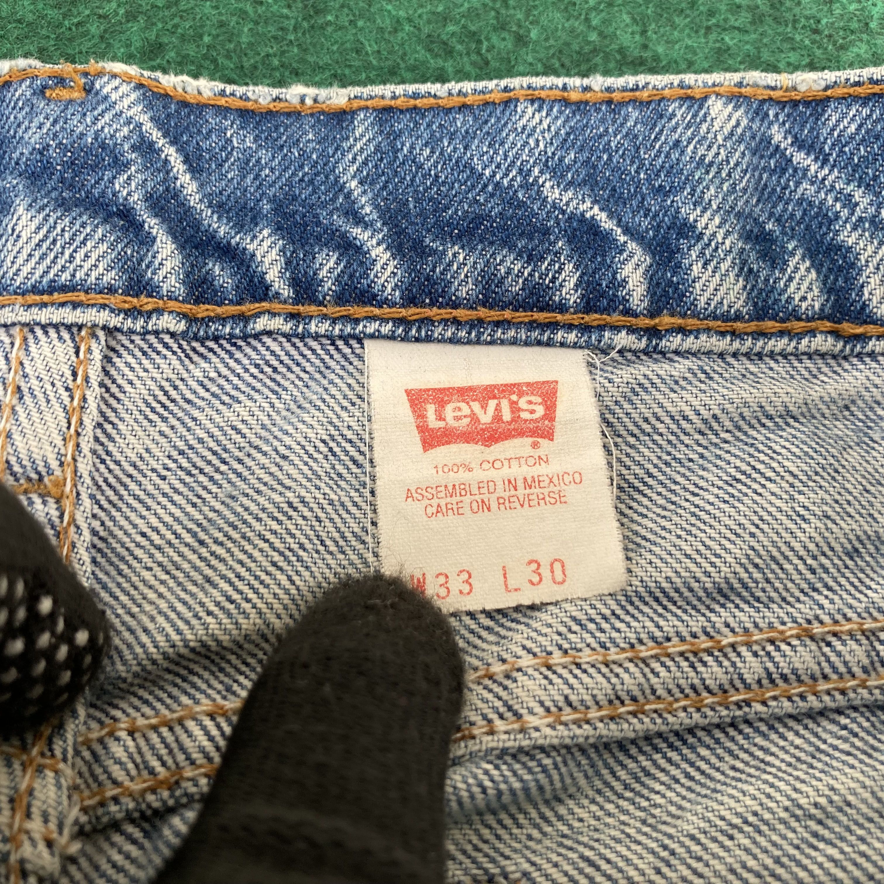 Levi's × Vintage Vtg Levis 505 Distressed Ripped 90s Punk Grunge Jeans Size US 32 / EU 48 - 7 Thumbnail