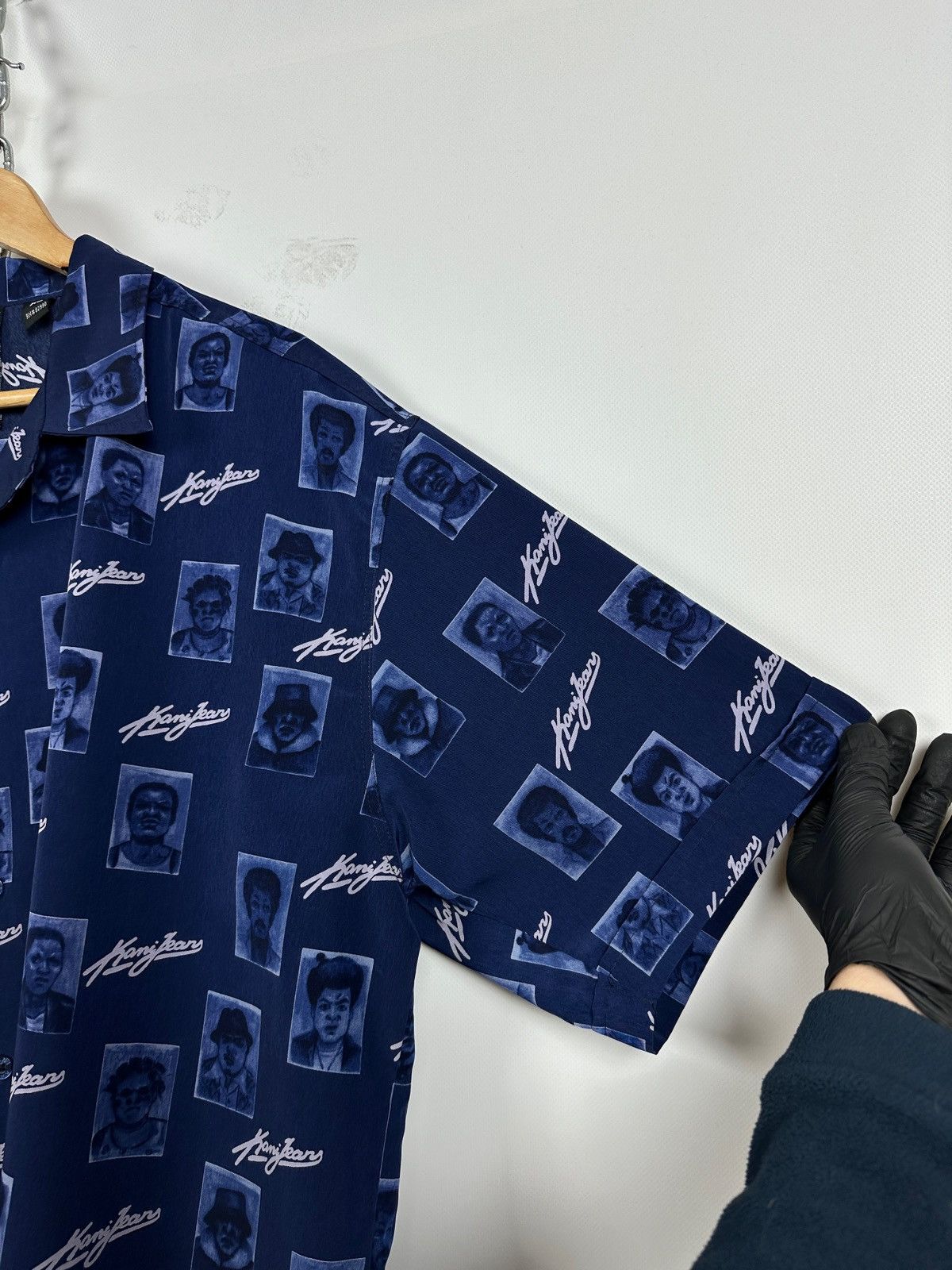 Karl Kani Vintage Karl Kani Jeans Monogram All Over Print Shirt Size US XL / EU 56 / 4 - 9 Thumbnail
