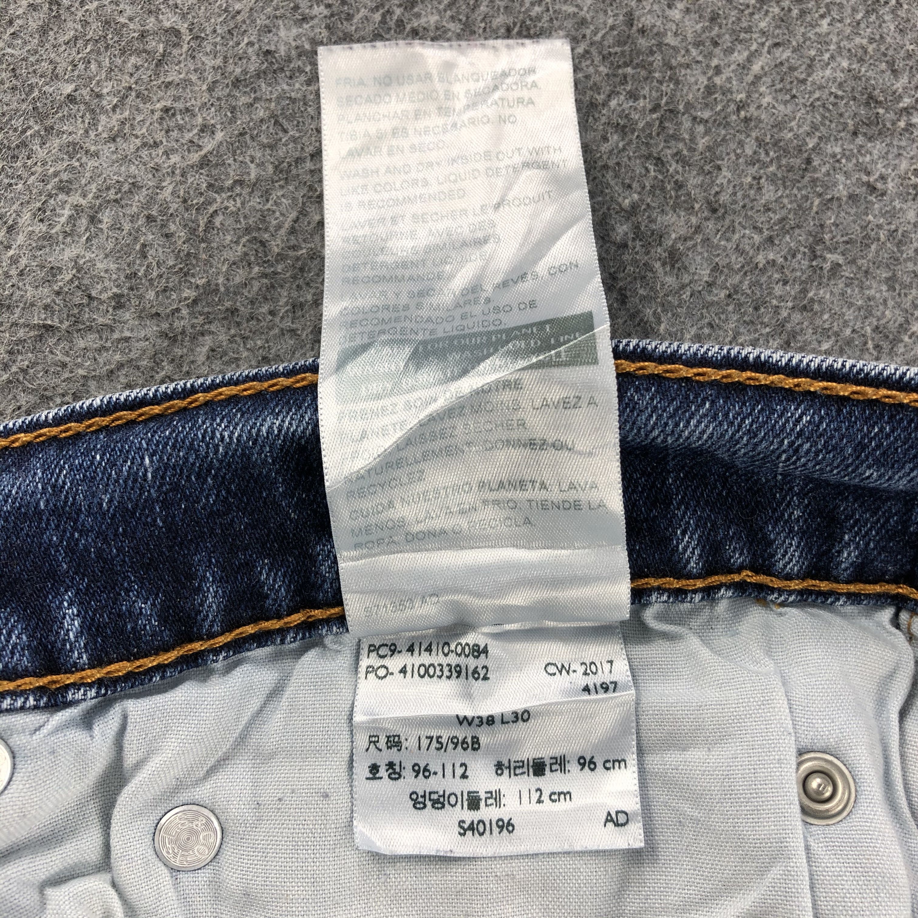 Levi's Vintage Levs 236 Jeans Blue Wash Denim-J1076 Size US 38 / EU 54 - 10 Thumbnail