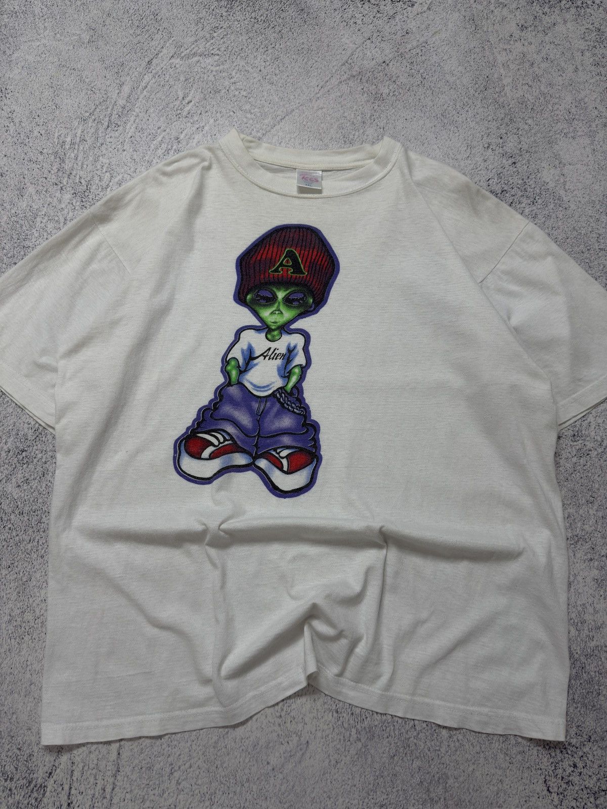 Vintage Vintage Alien T-Shirt Size US XXL / EU 58 / 5 - 4 Thumbnail