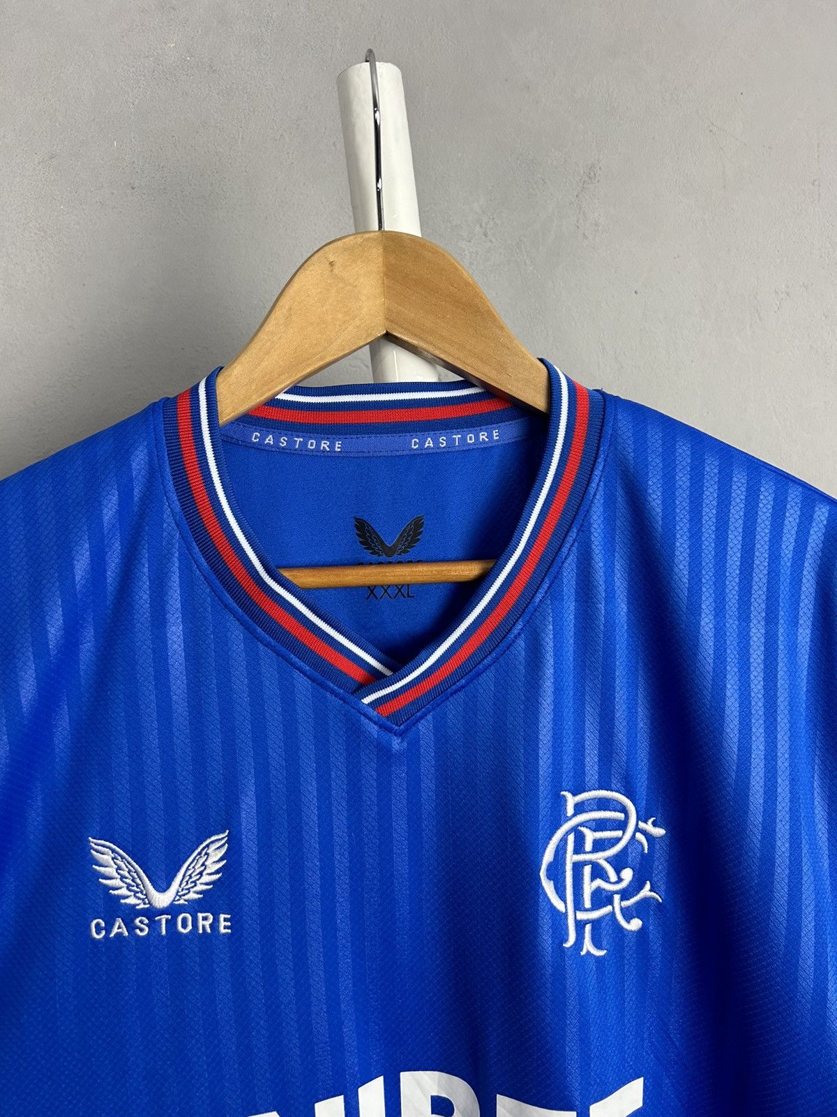 Castore RANGERS 2023 2024 HOME FOOTBALL SHIRT SOCCER JERSEY Size US XXL / EU 58 / 5 - 5 Thumbnail
