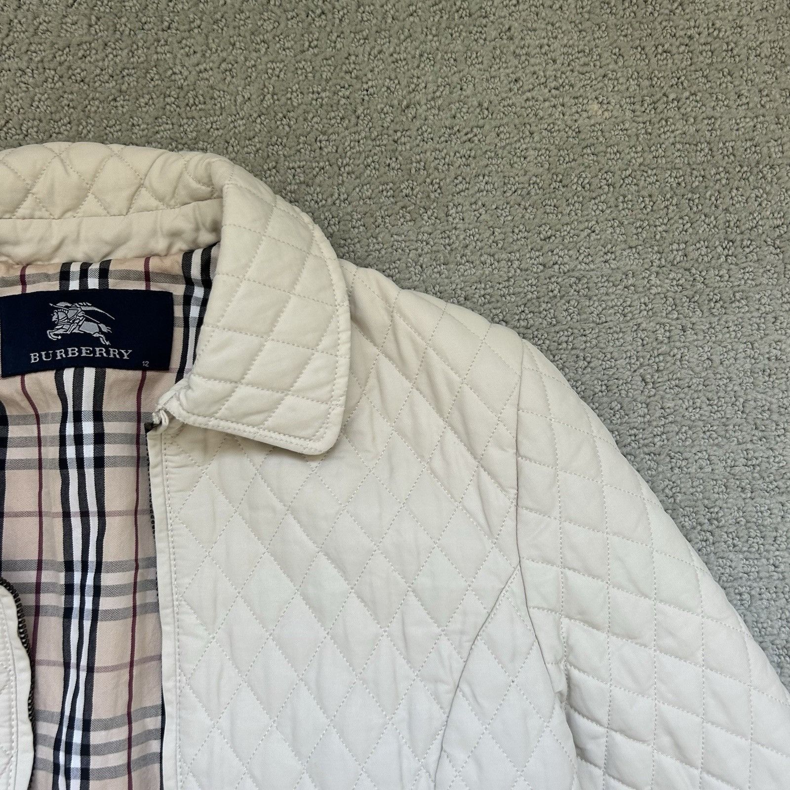 Burberry Burberry Brit Women’s Kencott Quilted Zip up Nova Check Jack Size XS / US 0-2 / IT 36-38 - 4 Thumbnail