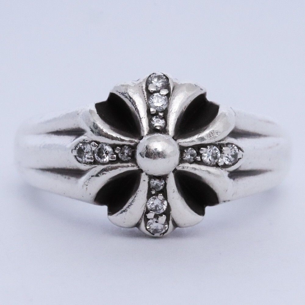 Chrome Hearts US8 Chrome Hearts Cut Out Plus Cross Ring 17 Size ONE SIZE - 1 Thumbnail