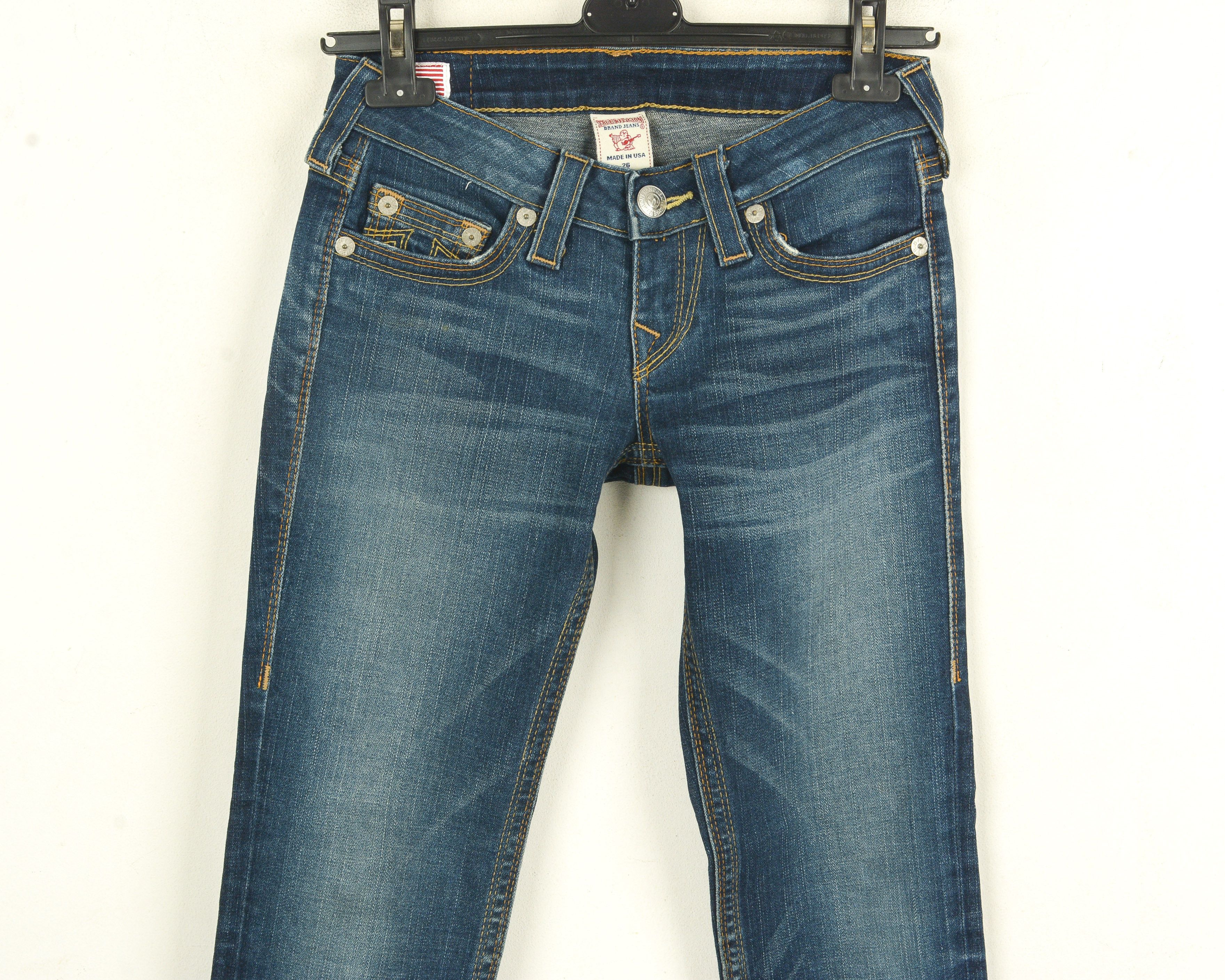 True Religion Stella QT Womens W26 L32 Slim Skinny Jeans Denim Pants Size 26" / US 2 / IT 38 - 2 Thumbnail