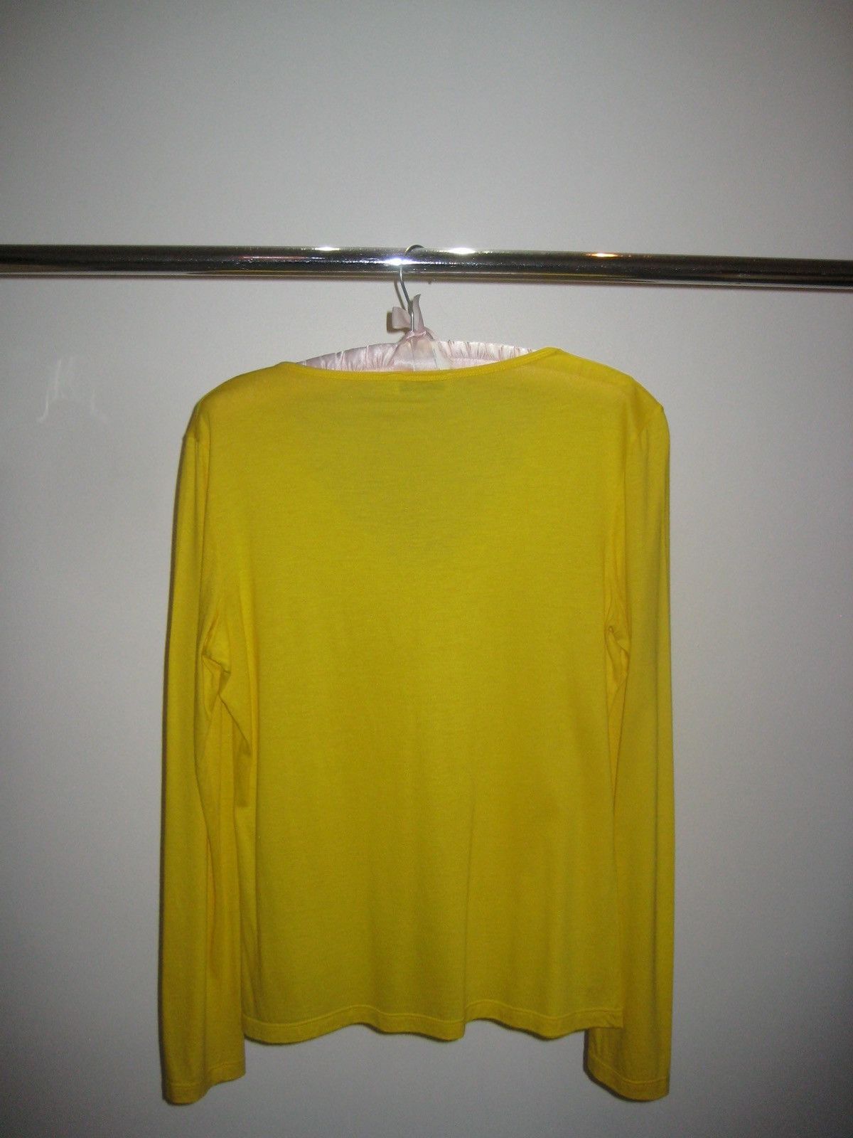 Jil Sander Jil Sander yellow long sleeve top Size ONE SIZE - 2 Thumbnail