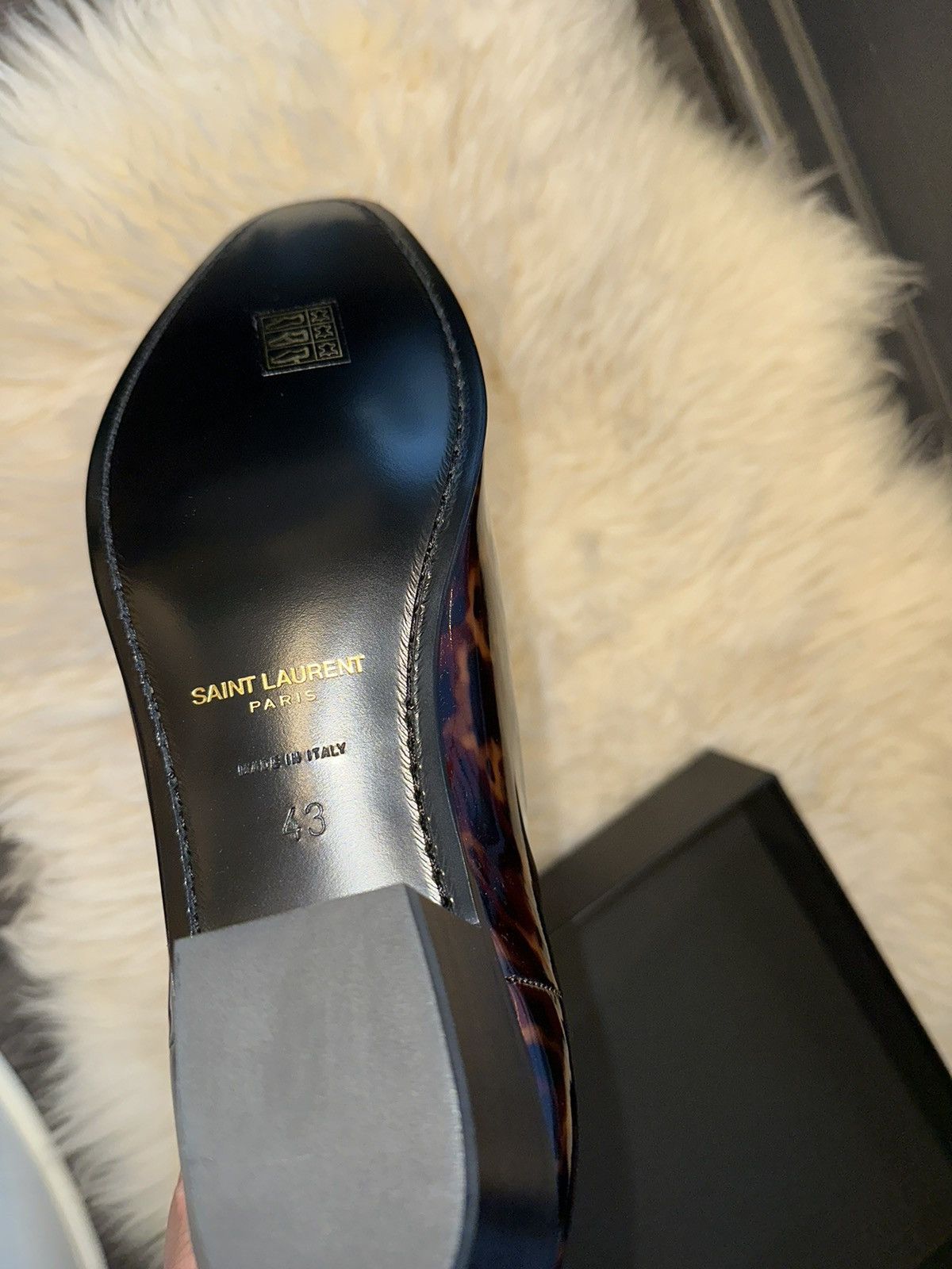 Saint Laurent Paris Brand NEW Runway Dylan 40 Patent Leather Boots Size US 10 / EU 43 - 19 Thumbnail
