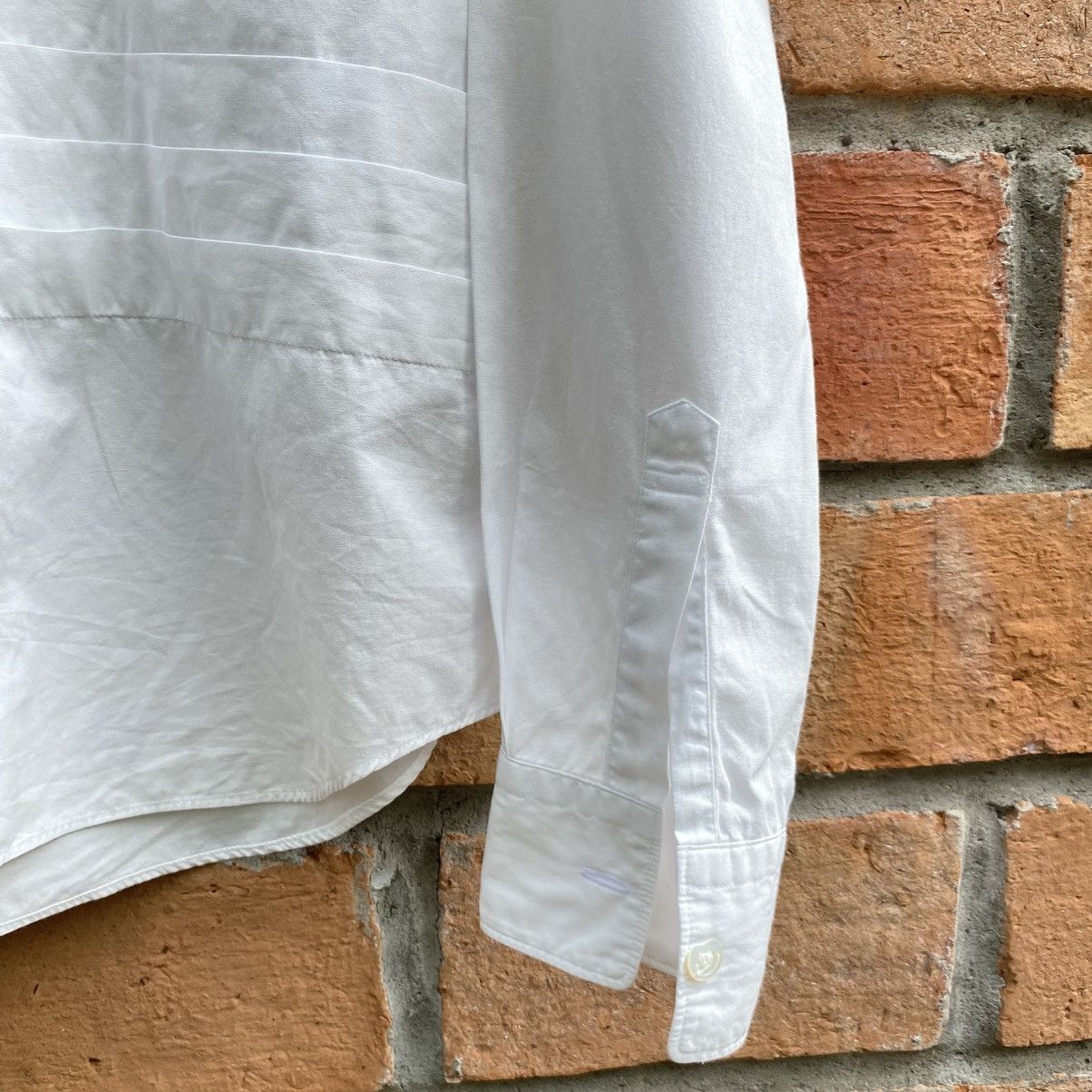 Comme des Garcons Comme des Garcons White Long Sleeve Pleated Shirt Size S / US 4 / IT 40 - 17 Thumbnail