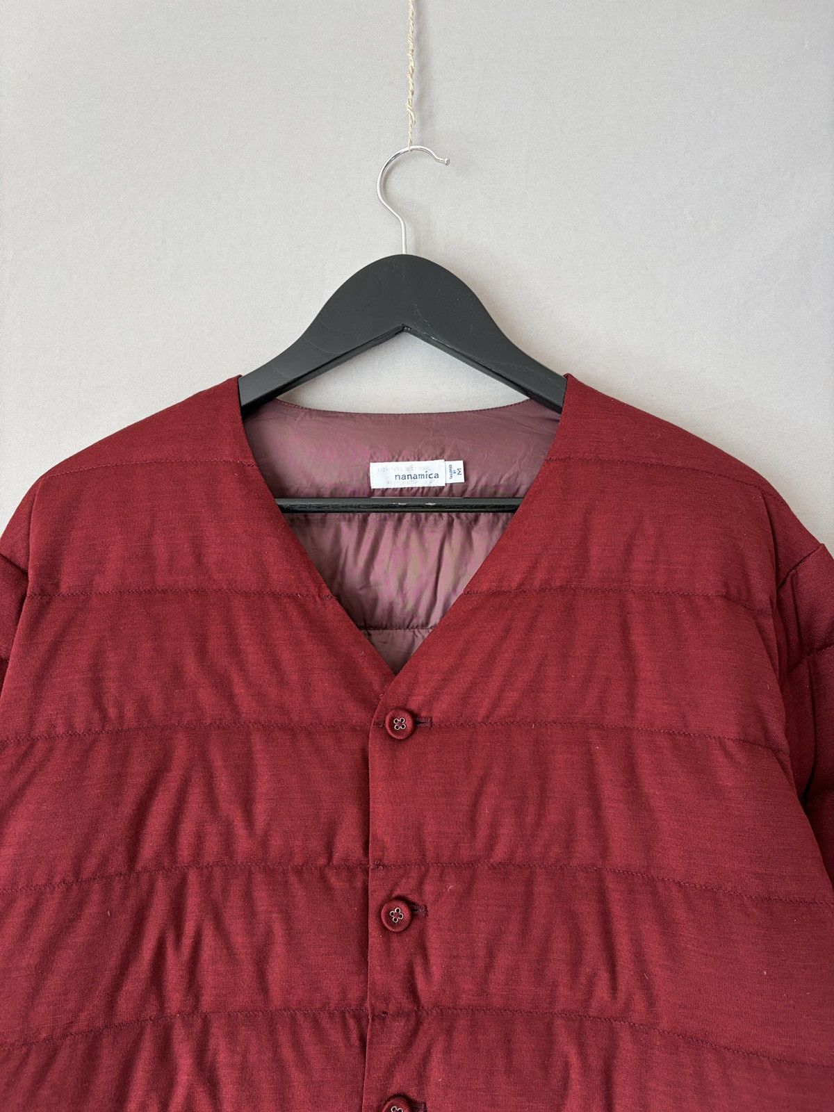 Nanamica nanamica Wool Down Red Cardigan Size US M / EU 48-50 / 2 - 3 Thumbnail