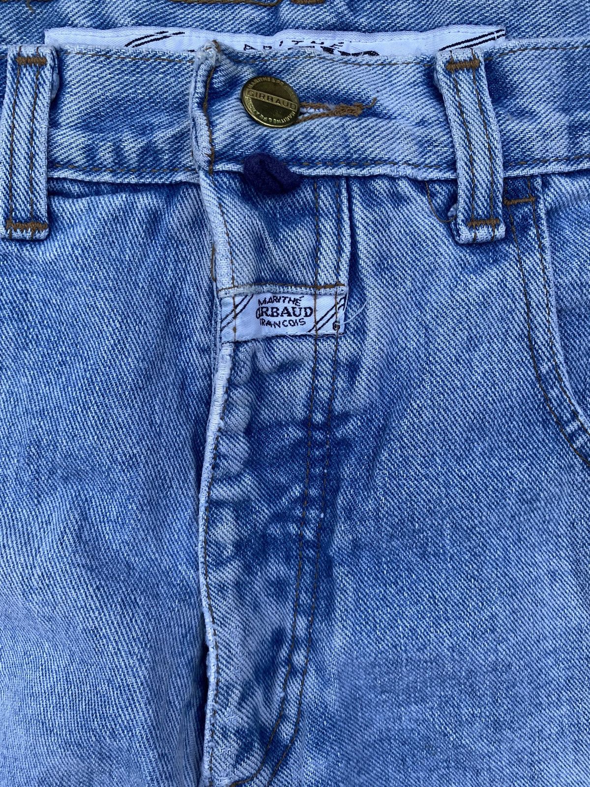 Marithe + Francois Girbaud Marithe Francois Girbaud Washed Blue Size US 32 / EU 48 - 5 Thumbnail