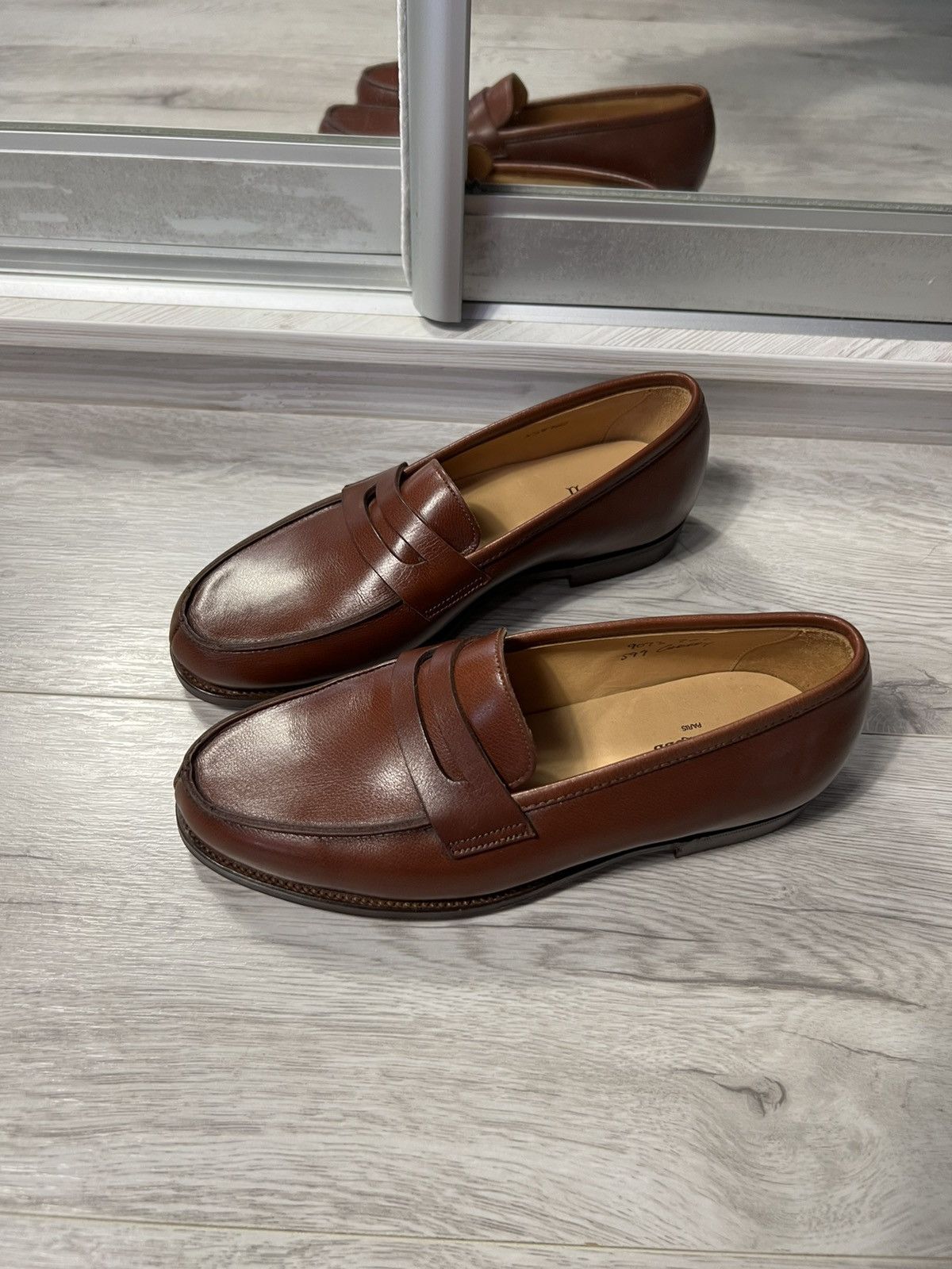 John Lobb John Lobb Leather Campus Brown Loafers Grailed