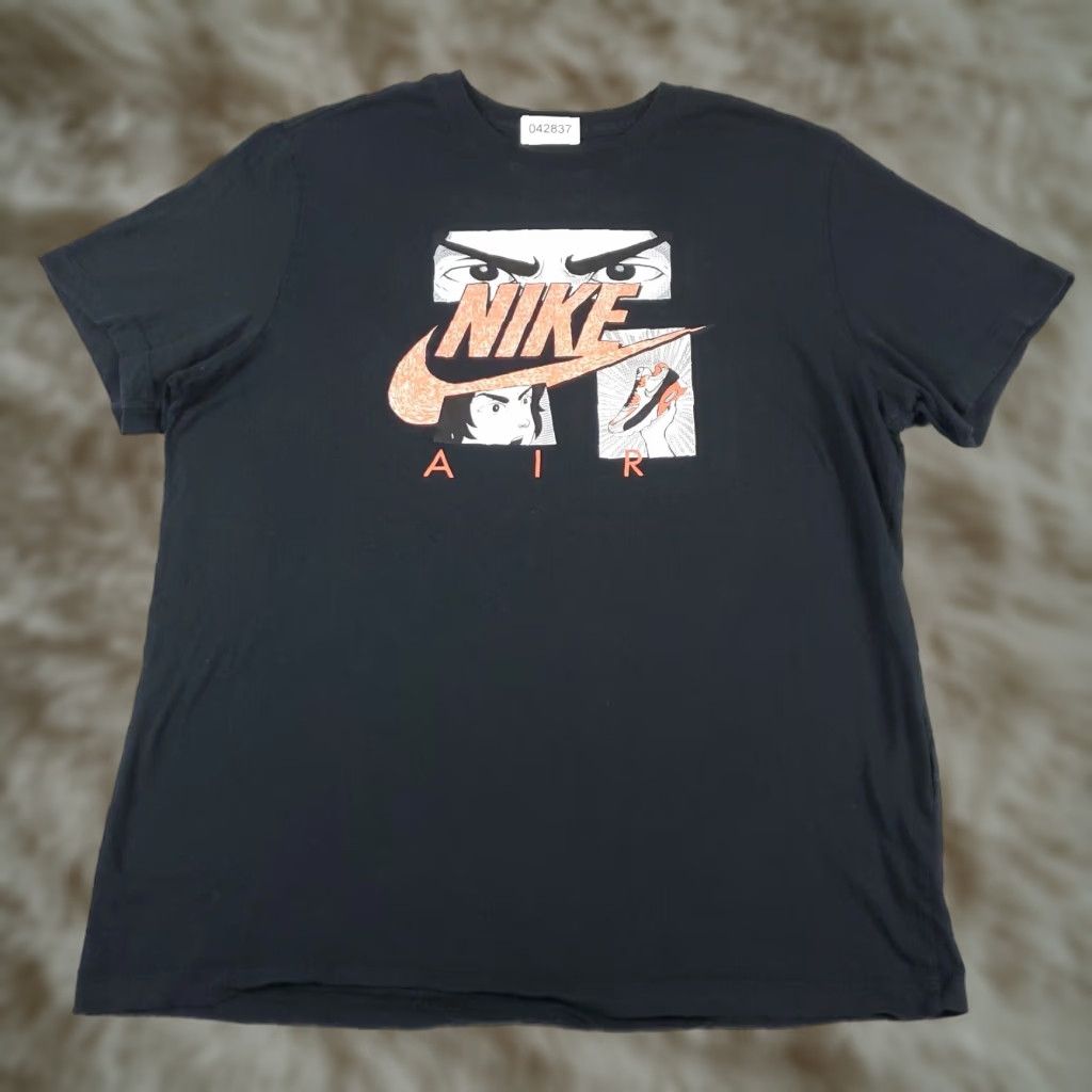 Nike Nike Mens XL T-Shirt Black Crew Neck Short Sleeve Logo Casual All Seasons Size US XL / EU 56 / 4 - 1 Thumbnail