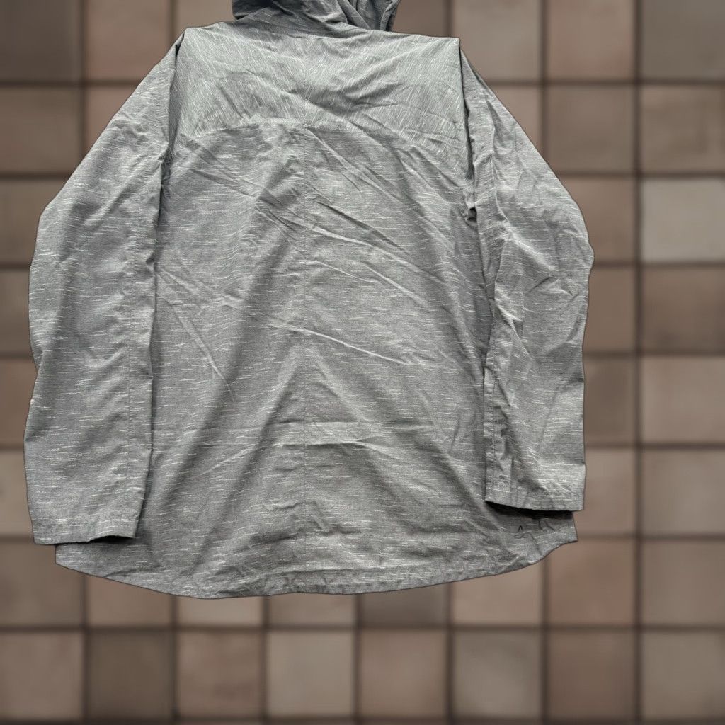 Prana prAna Jacket Women Medium Gray Nylon Lightweight Full Zip Hooded Hiking Sportswear Outdoor Flow Logo Zipper Mens Womens Girls Boys Floral 0 Size M / US 6-8 / IT 42-44 - 1 Thumbnail