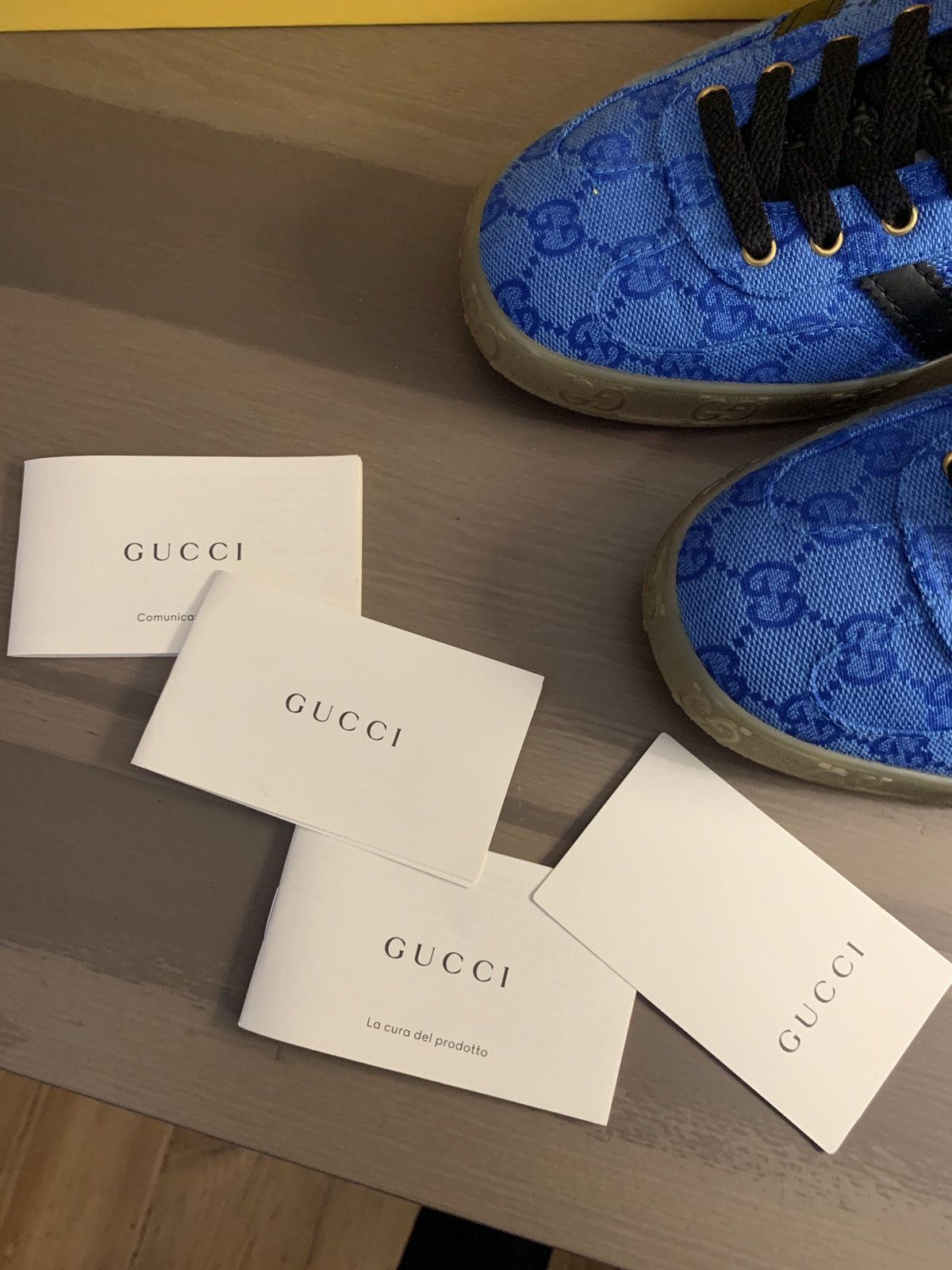 Adidas  Gucci Adidas x gucci gazelle shoe blue | Grailed