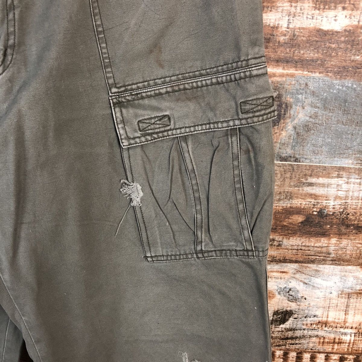 Japanese Brand DL Top Jaunty Green Cargo Multipocket Pants #C757 Size US 32 / EU 48 - 10 Thumbnail