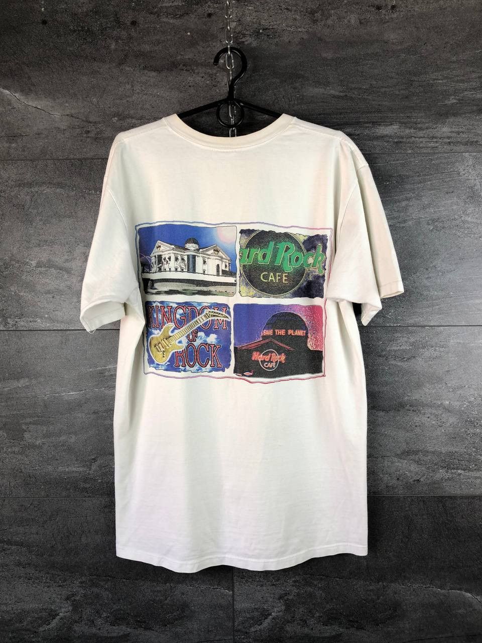 Hard Rock Cafe Vintage 90s Hard Rock Cafe Orlando Printed Logo USA Size US L / EU 52-54 / 3 - 1 Thumbnail