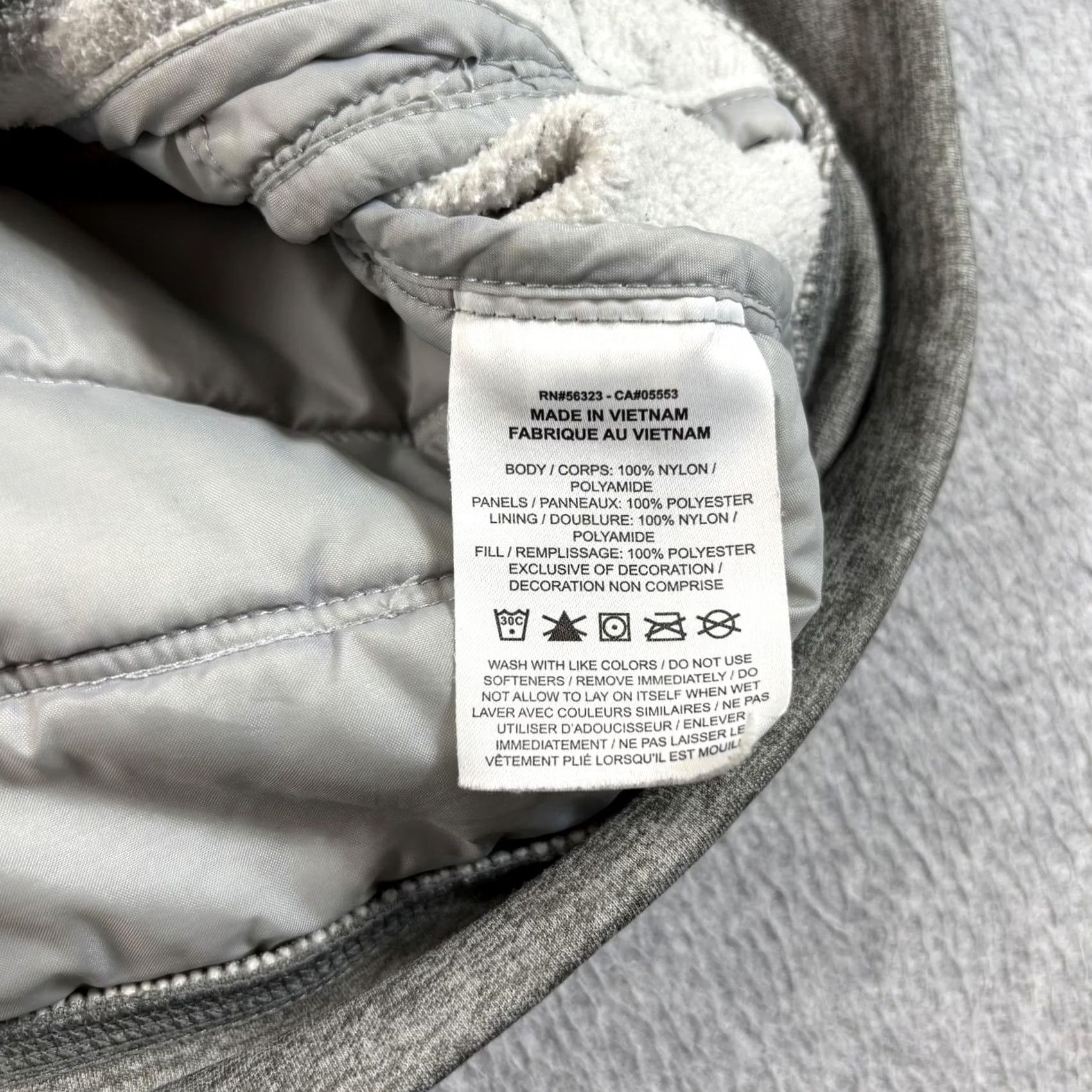 Nike Nike Jacket Mens S Gray Hooded Full Zip Insulated Puffer Fleece Comfortable Size US S / EU 44-46 / 1 - 4 Thumbnail