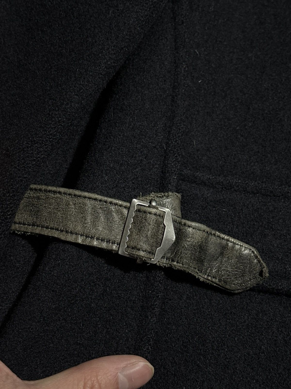 RRL Ralph Lauren Vintage RRL Wool Leather Union Military Jacket avant garde Size US S / EU 44-46 / 1 - 8 Thumbnail