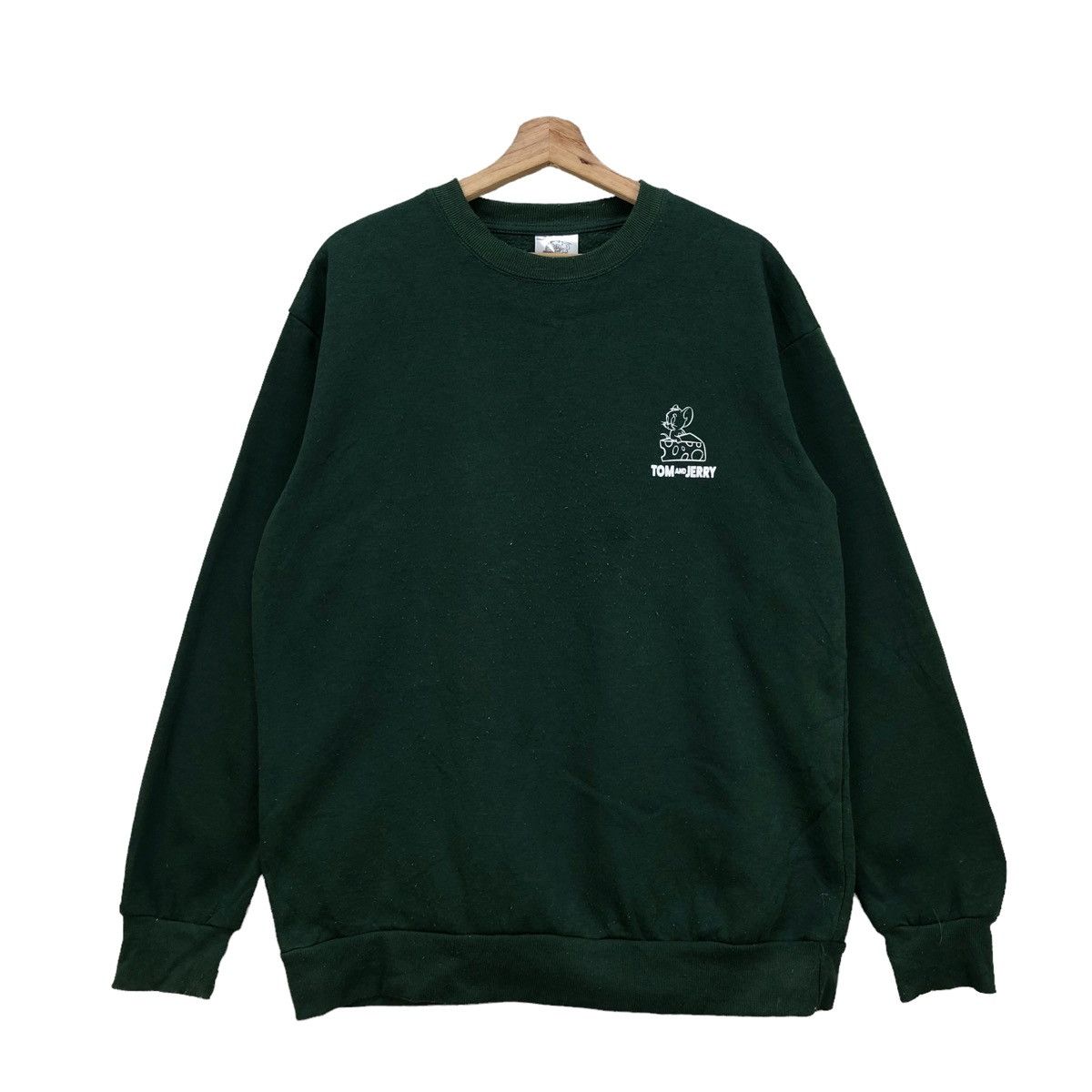 Vintage Sweatshirt Tom And Jerry Big Logo Size US M / EU 48-50 / 2 - 2 Thumbnail